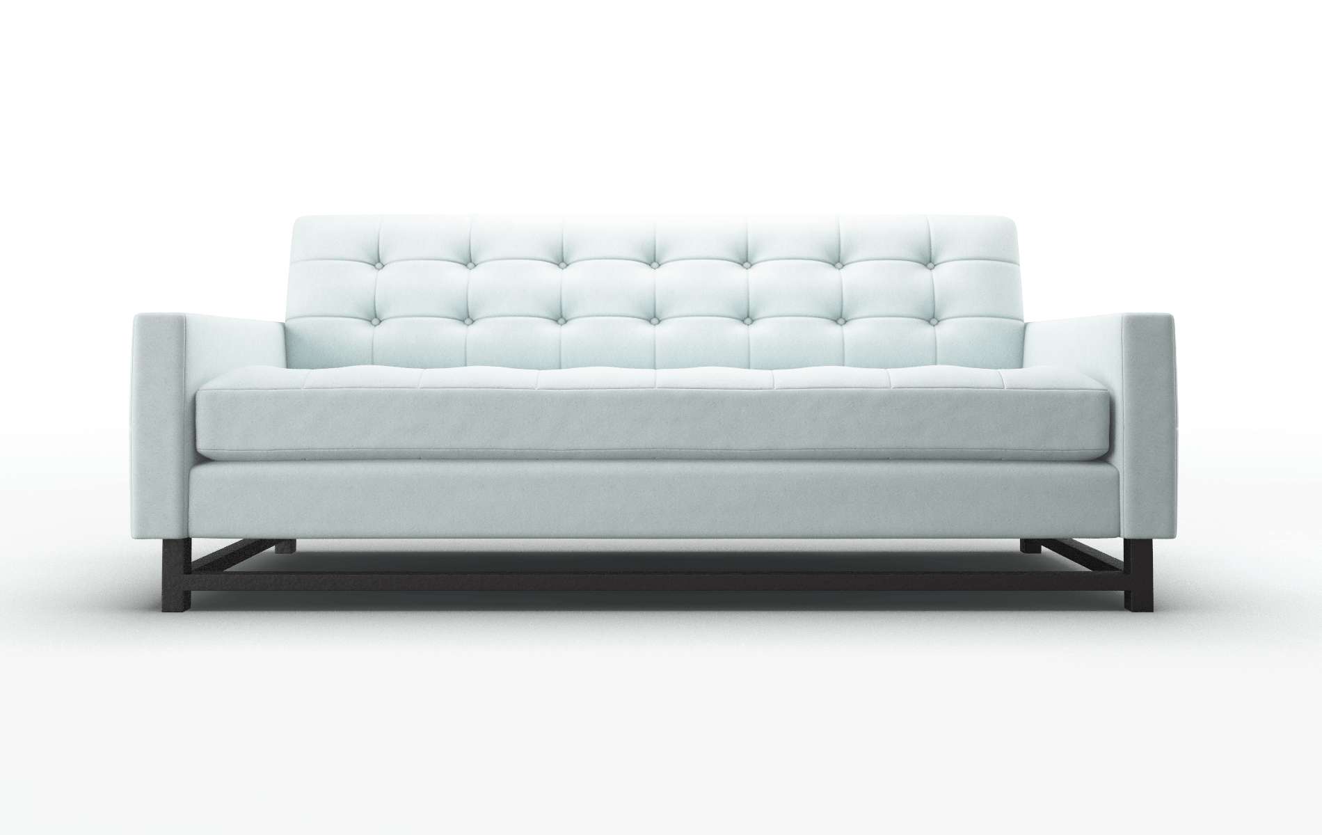 Madrid Clyde Cornflower Sofa espresso legs 1