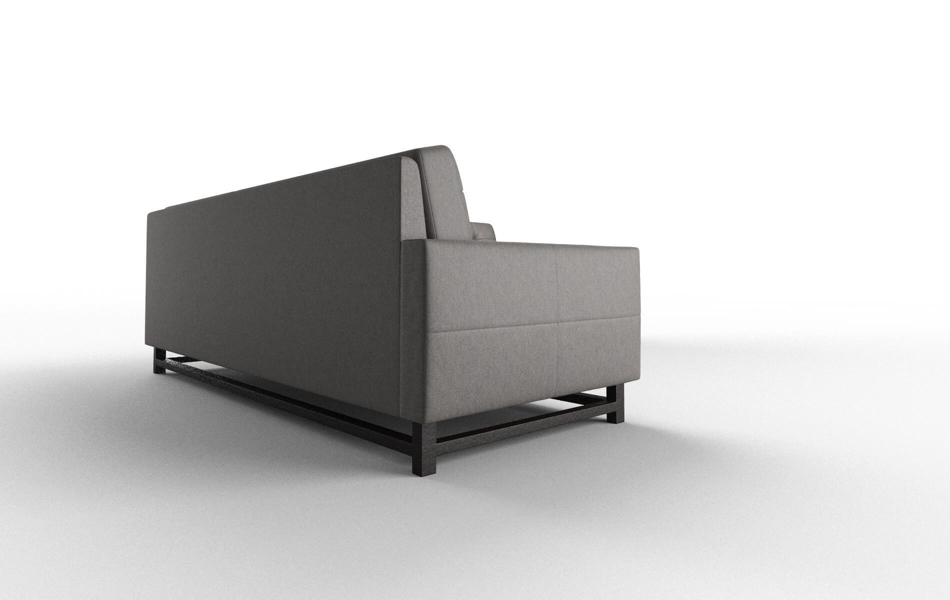 Madrid Cosmo Charcoal Sectional espresso legs 3