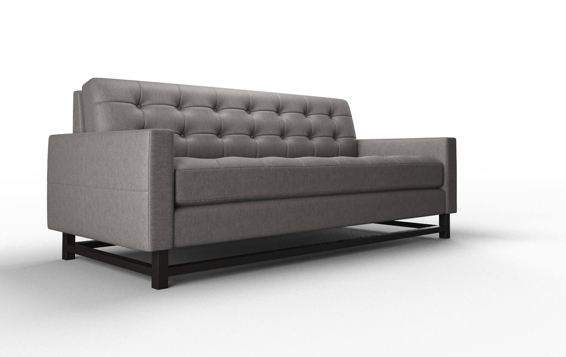 Madrid Cosmo Charcoal Sofa espresso legs 2