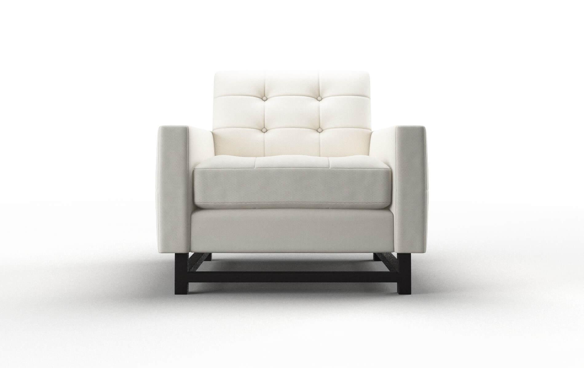 Madrid Cosmo Ivory Chair espresso legs 1