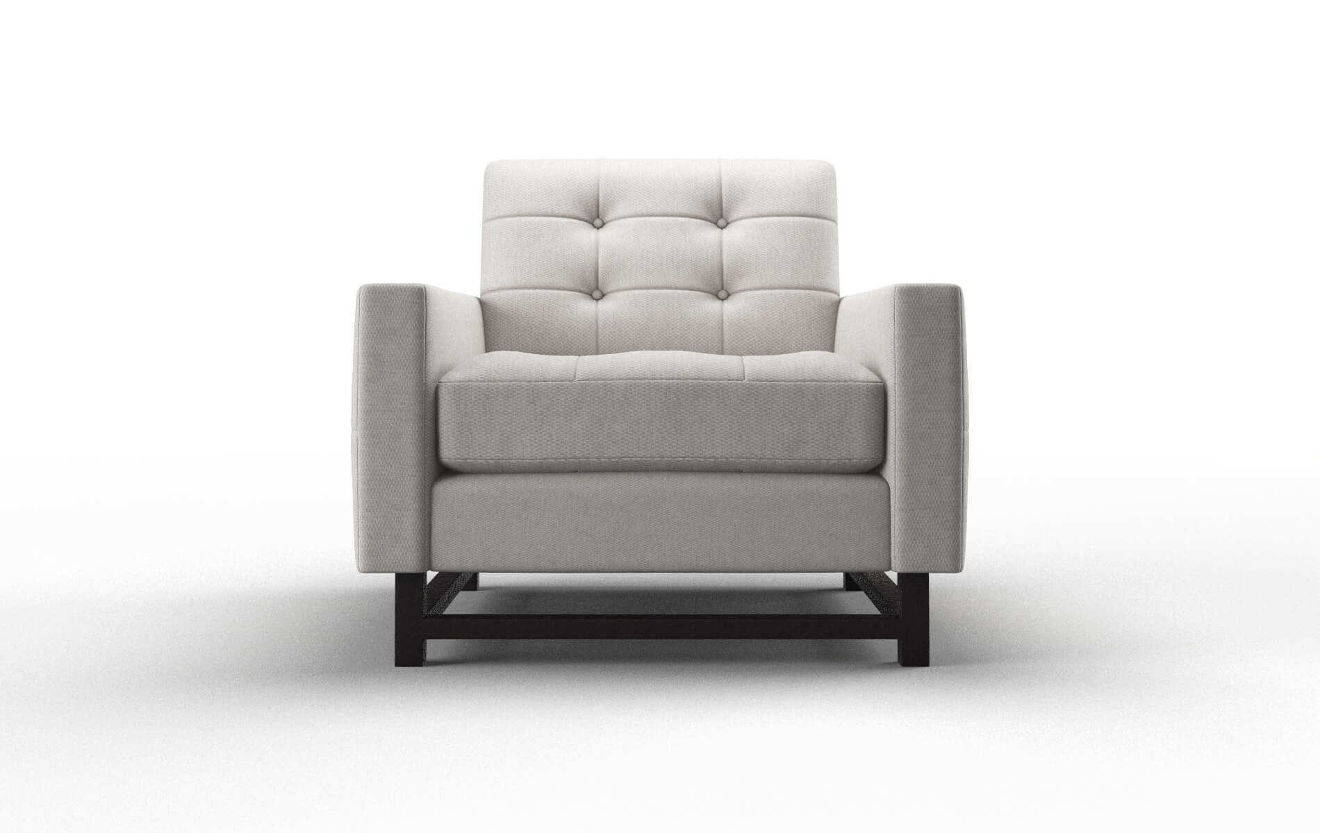 Madrid Cosmo Silver Chair espresso legs 1