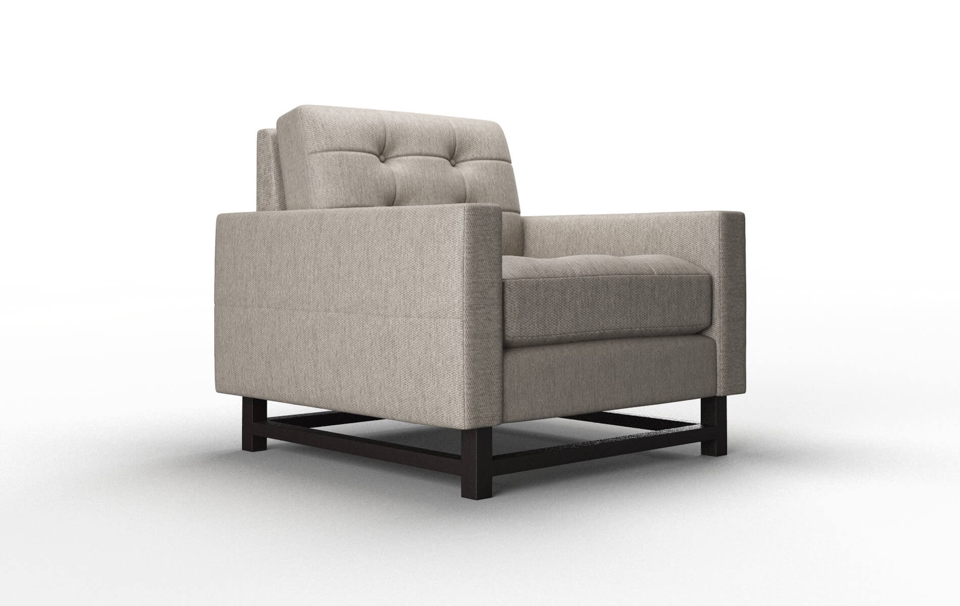 Madrid Cosmo Taupe Chair espresso legs 2