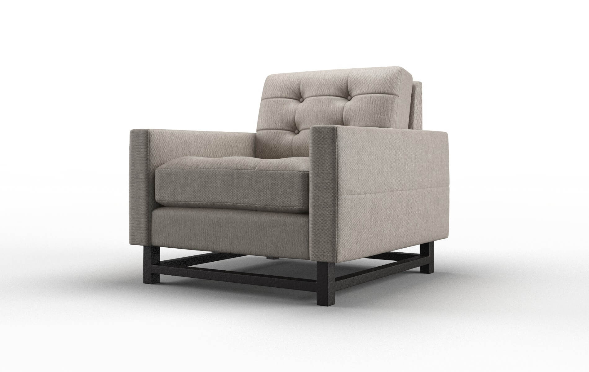 Madrid Cosmo Taupe Chair espresso legs 4