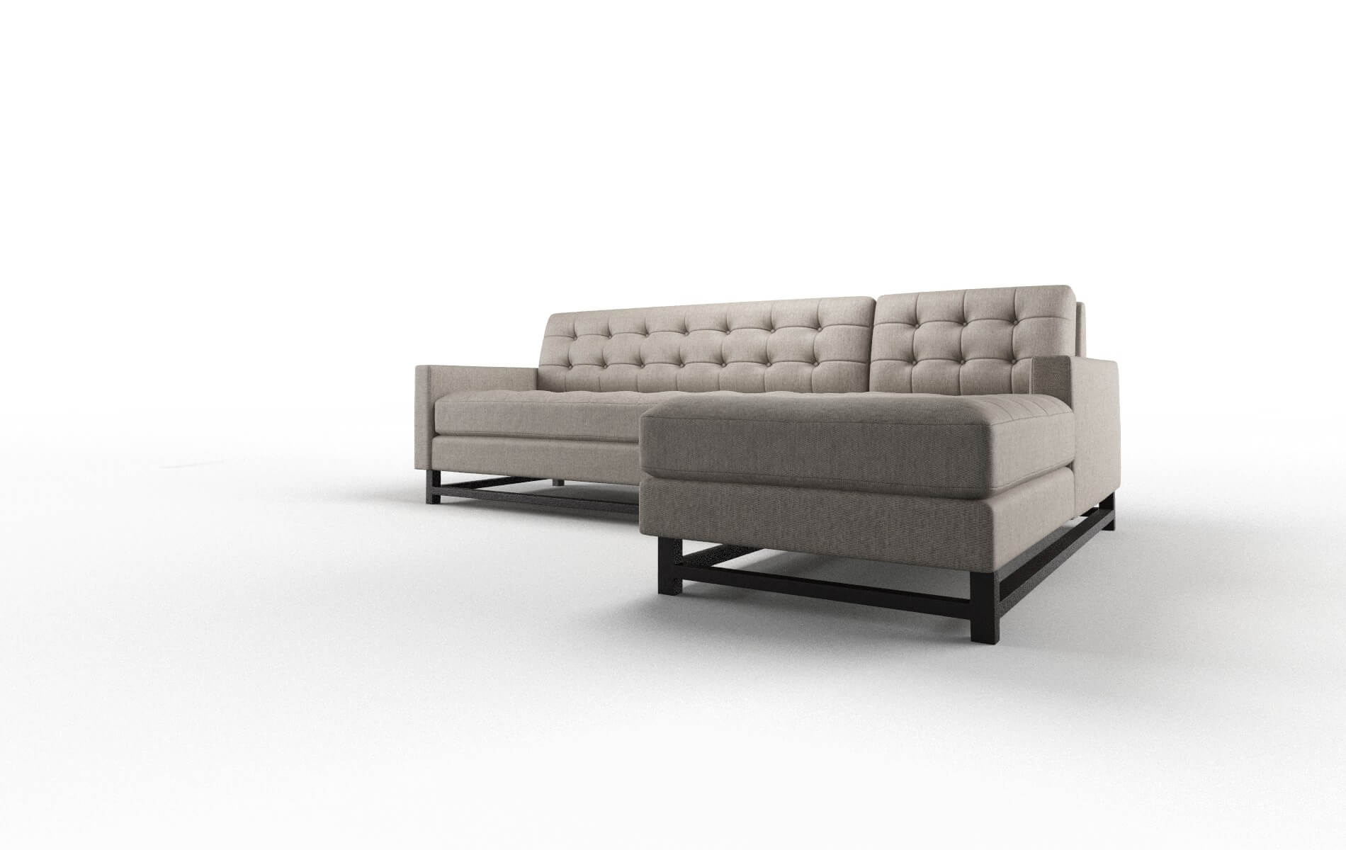 Madrid Cosmo Taupe Panel espresso legs 4