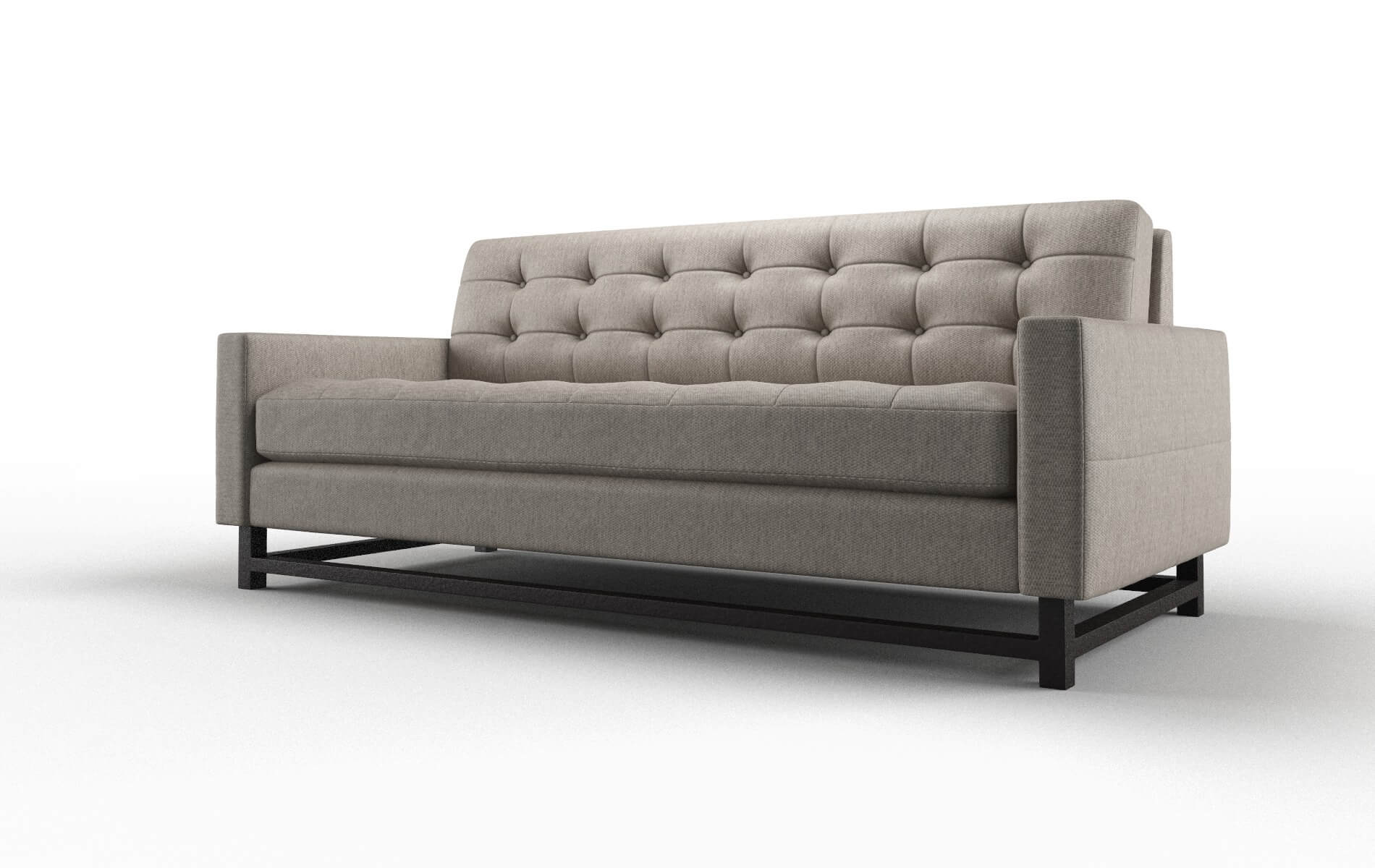 Madrid Cosmo Taupe Sofa espresso legs 4