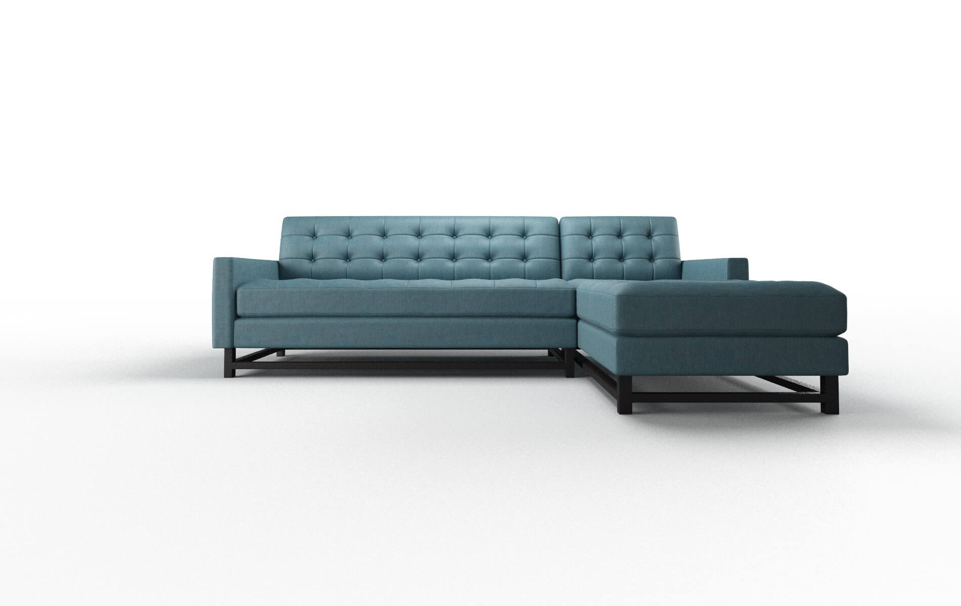 Madrid Cosmo Teal Panel espresso legs 1