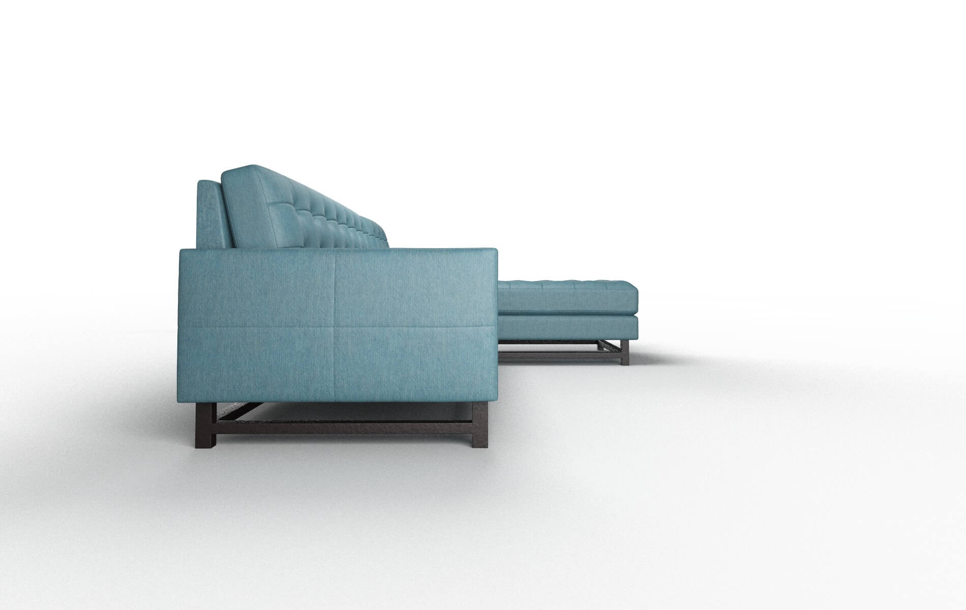 Madrid Cosmo Teal Panel espresso legs 3