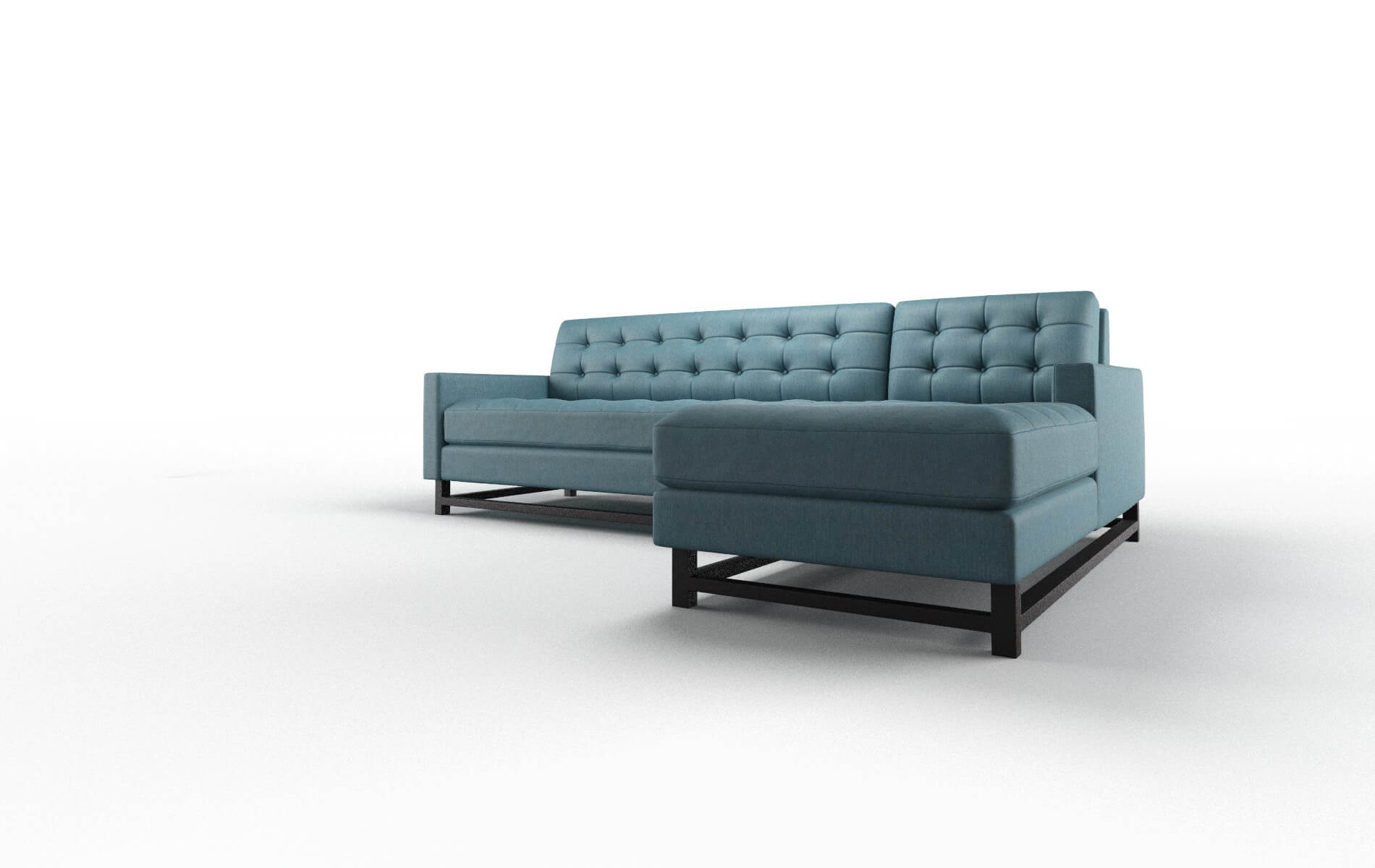Madrid Cosmo Teal Panel espresso legs 4