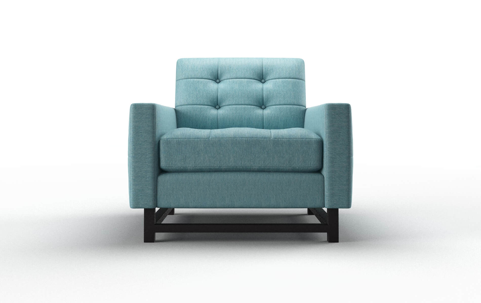 Madrid Cosmo Turquoise Chair espresso legs 1