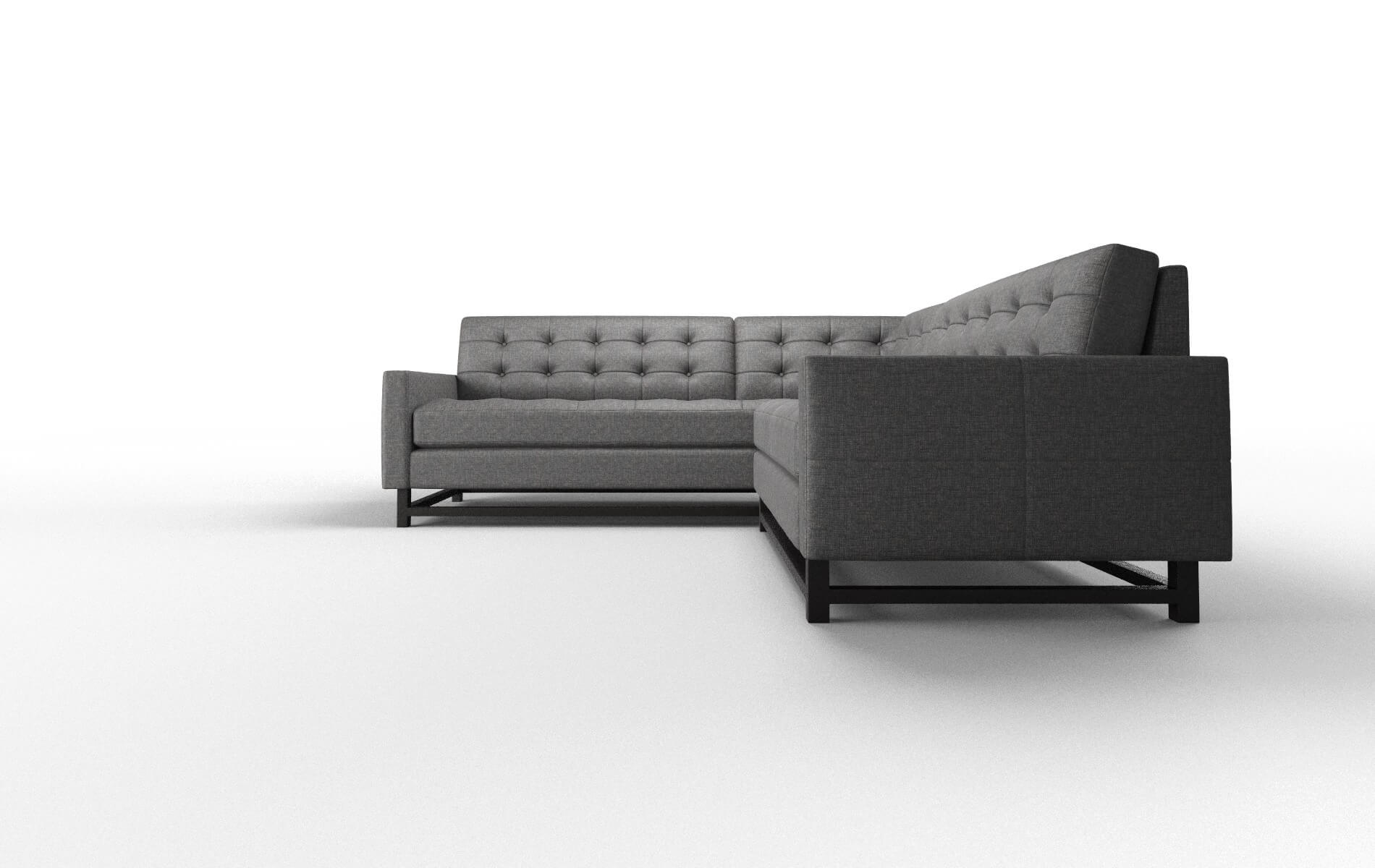 Madrid Curious Eclipse Sectional espresso legs 5