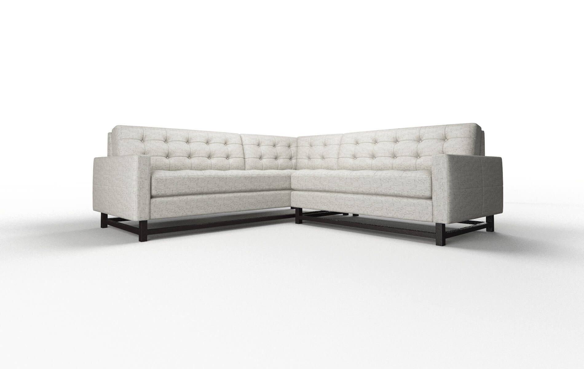 Madrid Derby Ash Sectional espresso legs 1