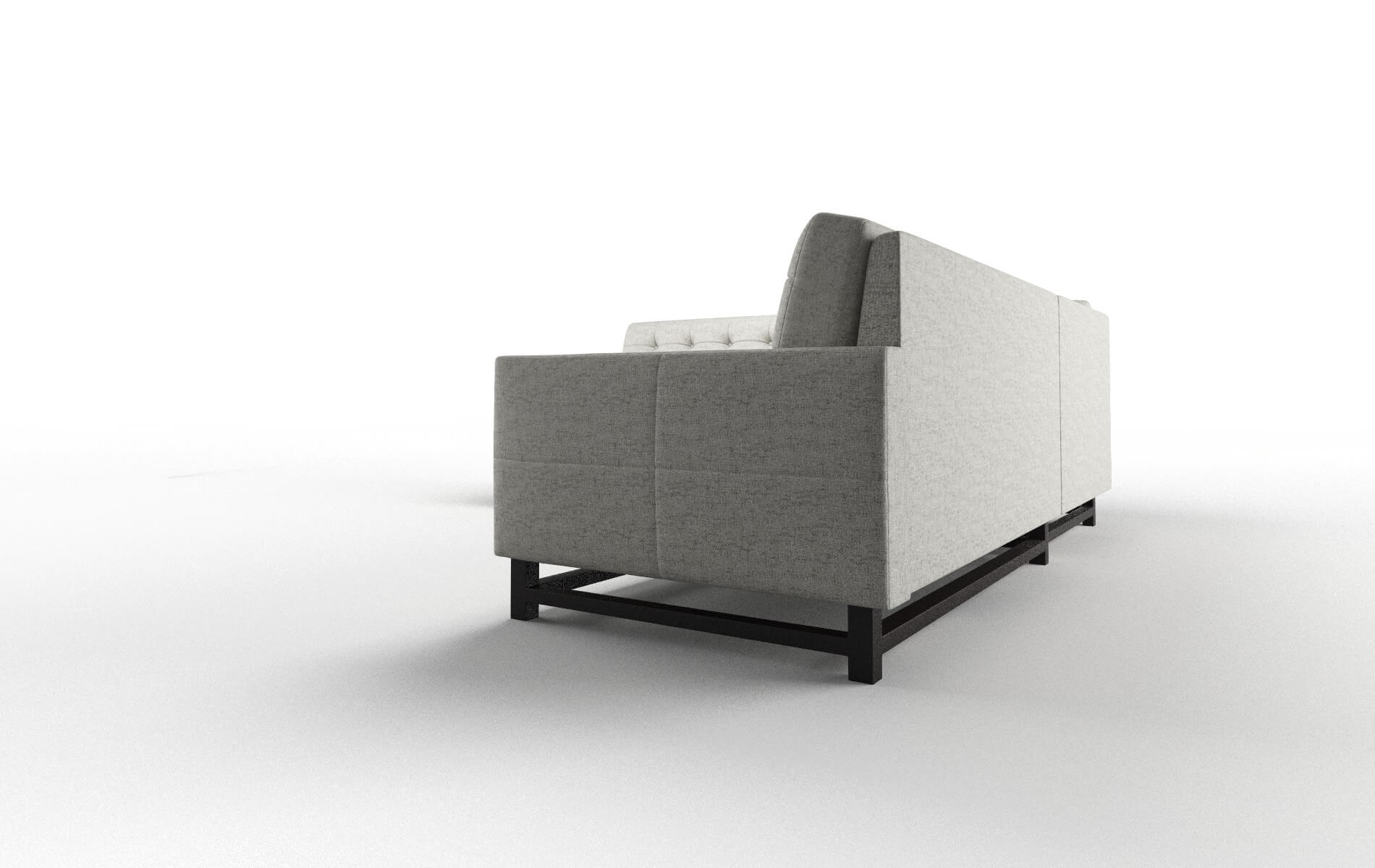 Madrid Derby Ash Sectional espresso legs 4