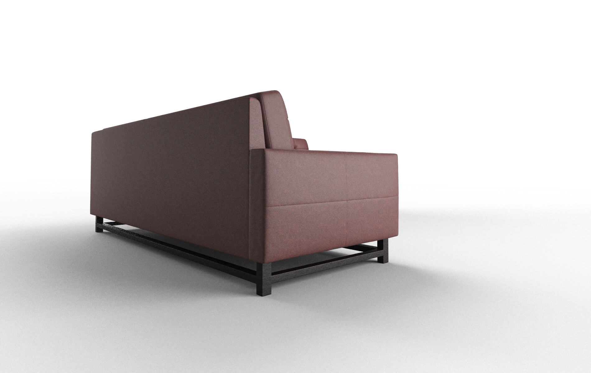 Madrid Derby Berry Sectional espresso legs 3