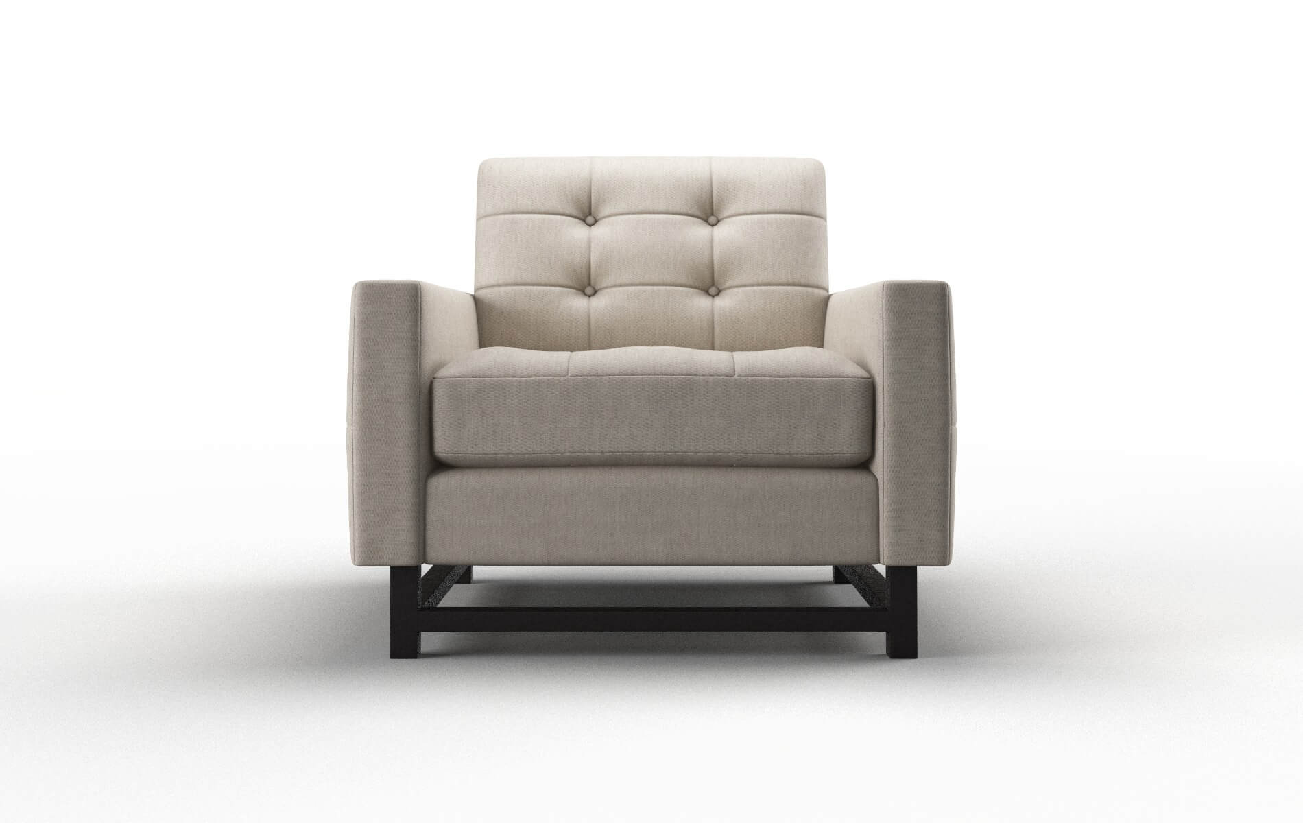 Madrid Derby linen Chair Espresso Legs  1