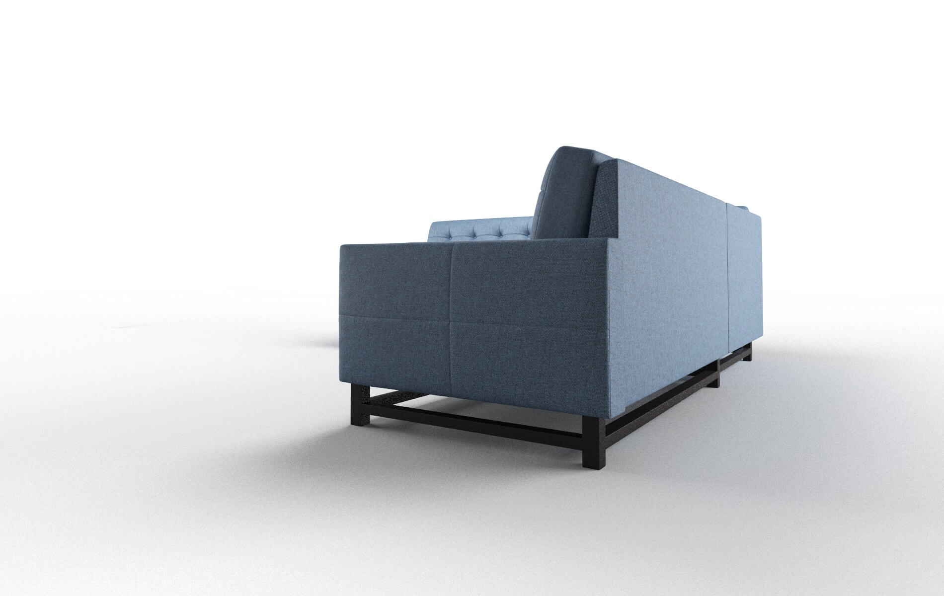 Madrid Derby Navy Sectional espresso legs 4