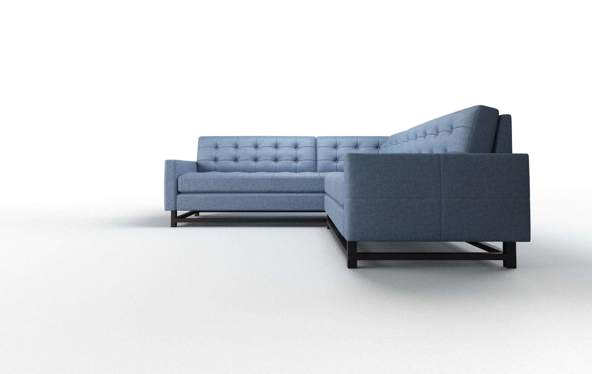 Madrid Derby Navy Sectional espresso legs 5