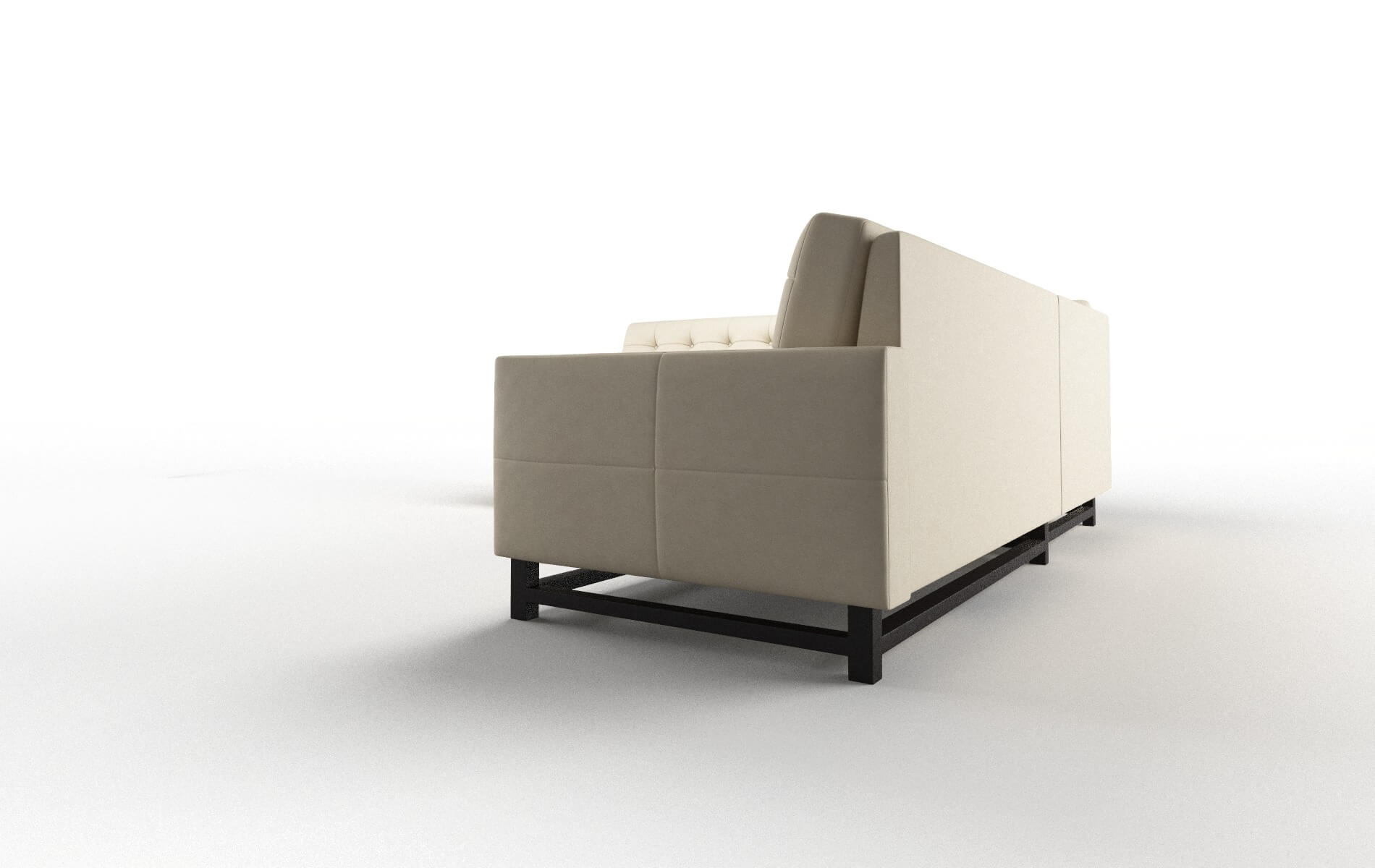 Madrid Dream_d Almond Sectional espresso legs 4