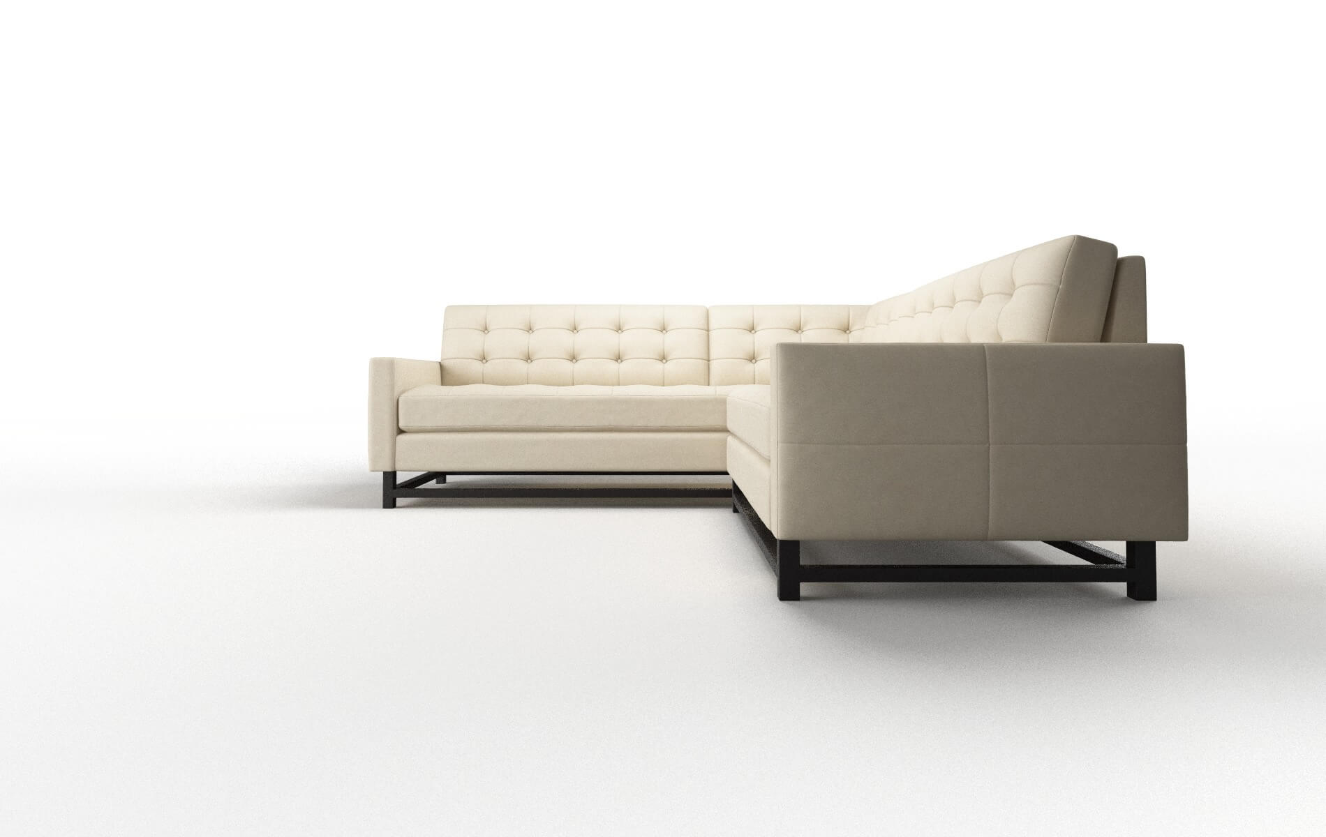 Madrid Dream_d Almond Sectional espresso legs 5