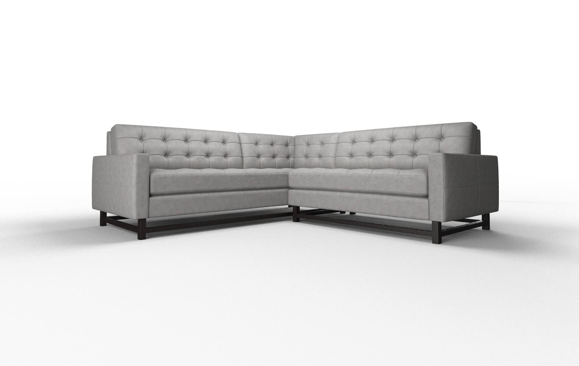 Madrid Dream_d Charcoal Sectional espresso legs 1