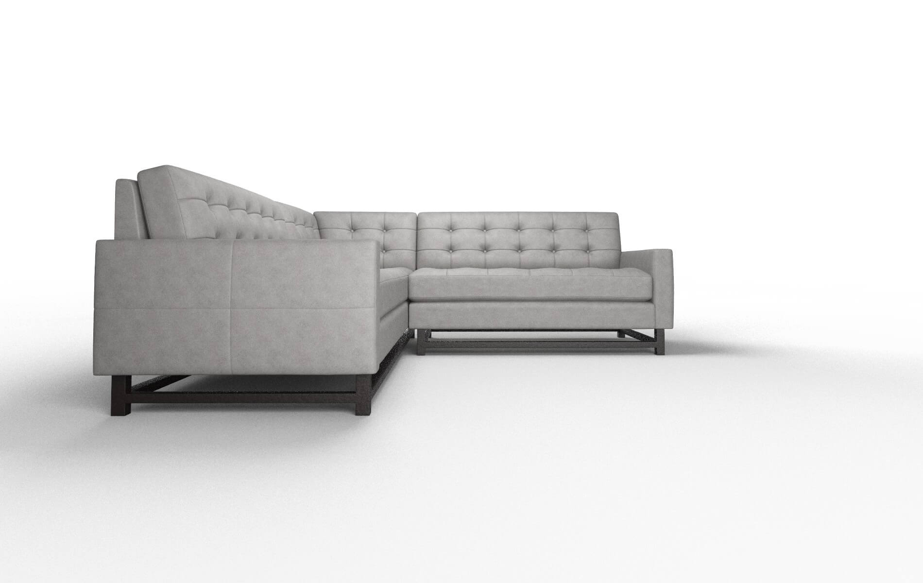 Madrid Dream_d Charcoal Sectional espresso legs 2