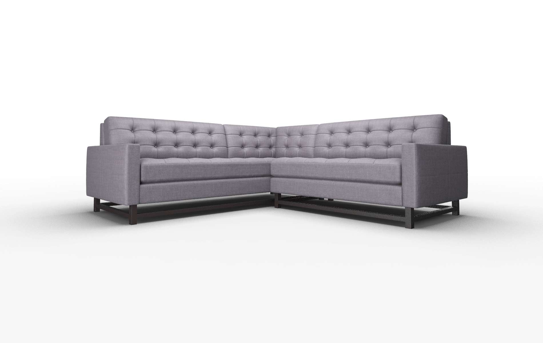 Madrid Durham Ink Sectional espresso legs 1