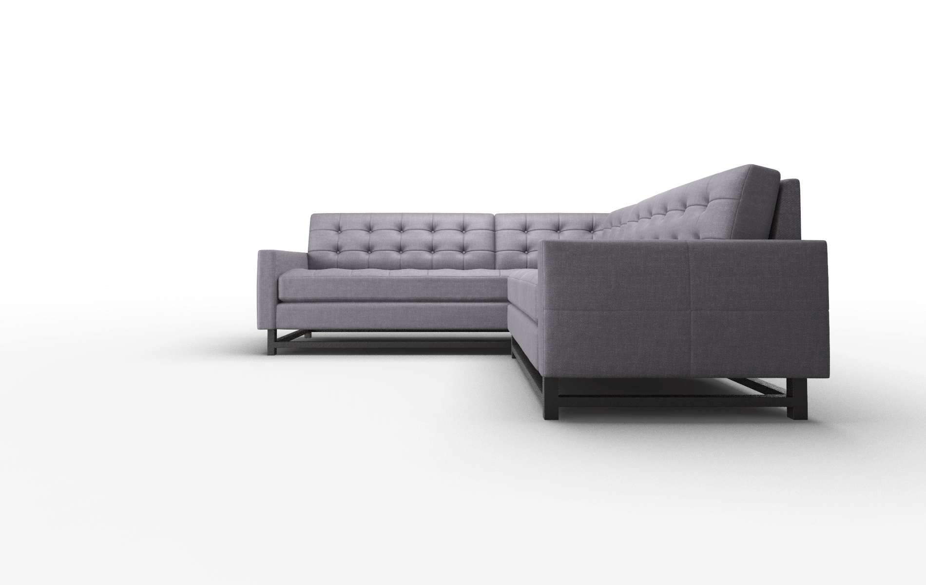 Madrid Durham Ink Sectional espresso legs 5
