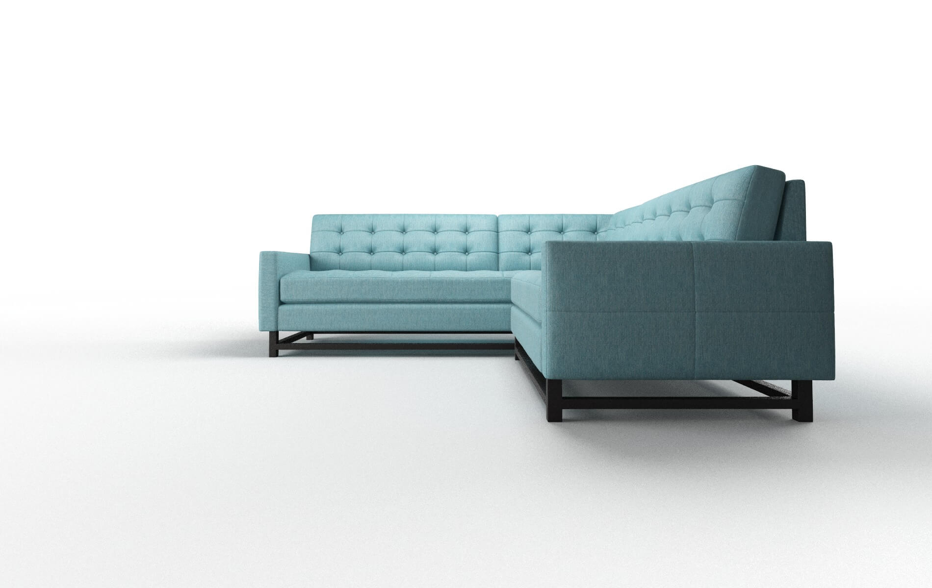 Madrid Durham Pine Sectional espresso legs 5