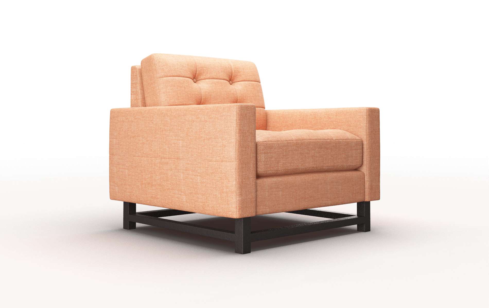 Madrid Durham Tangerine Chair espresso legs 2