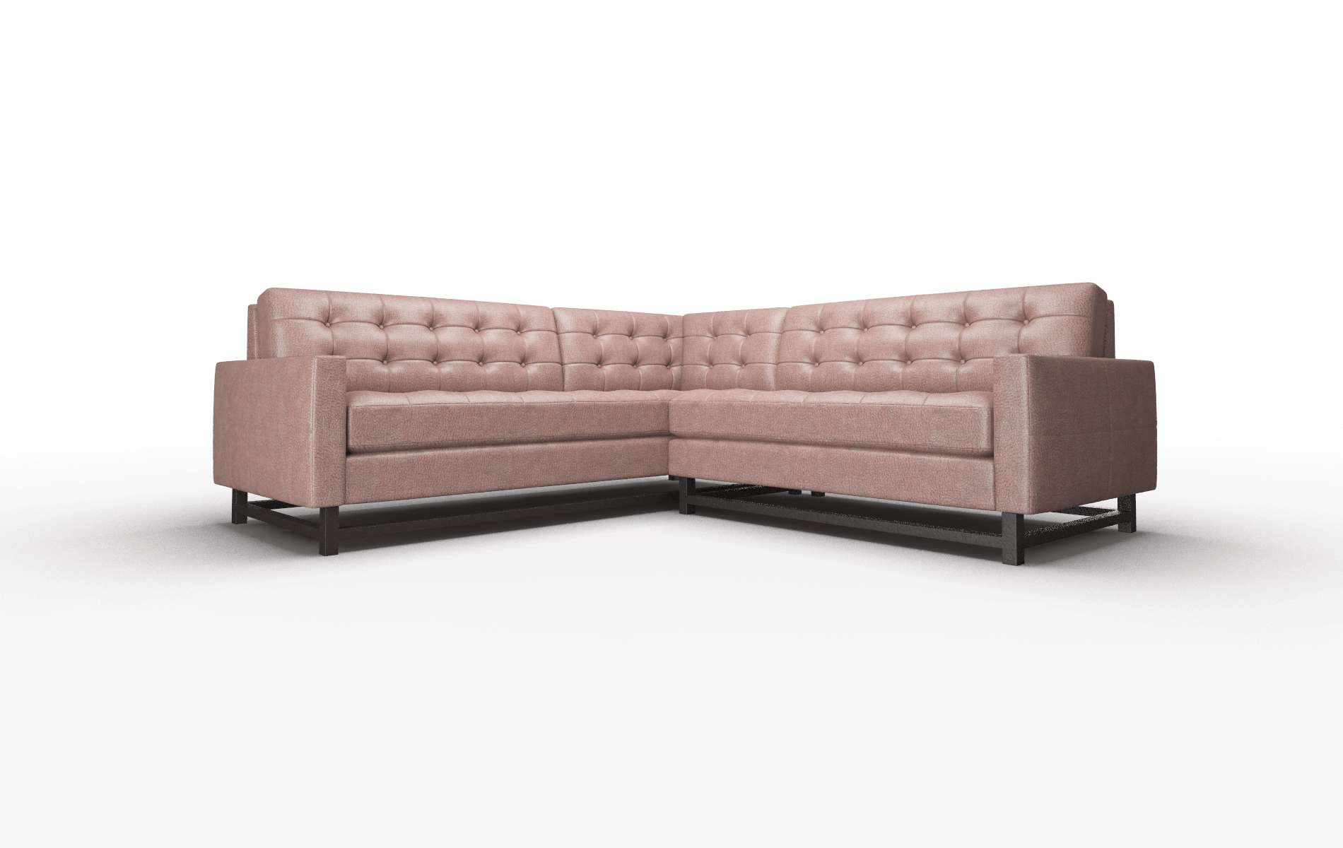 Madrid Ford Brown Sectional espresso legs 1