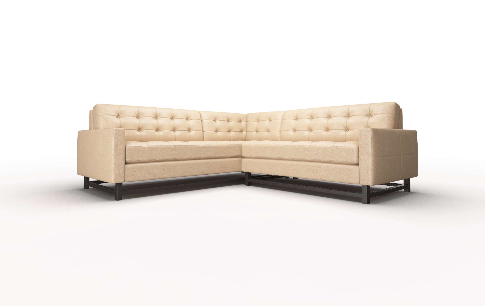 Madrid Ford dune Sectional Espresso Legs  1