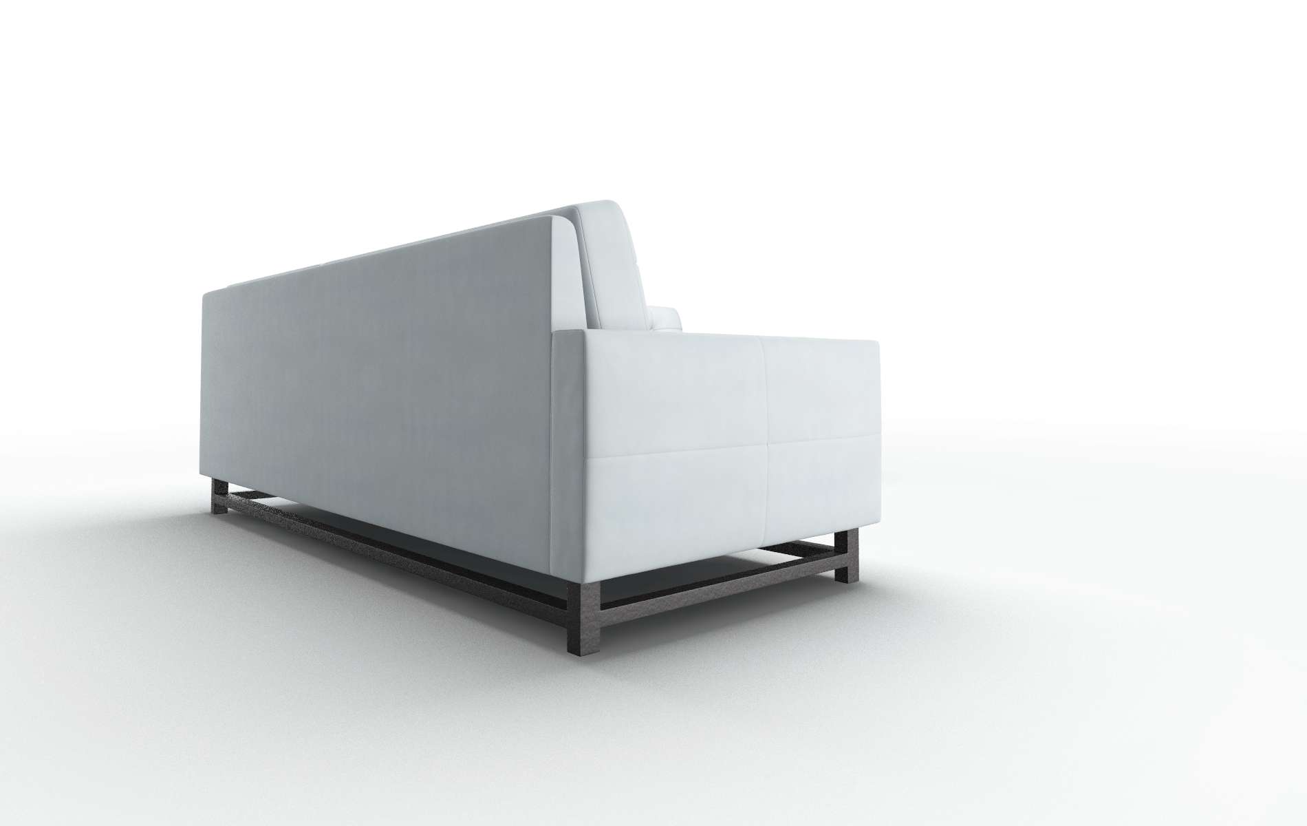 Madrid Hathaway Aqua Sectional espresso legs 3