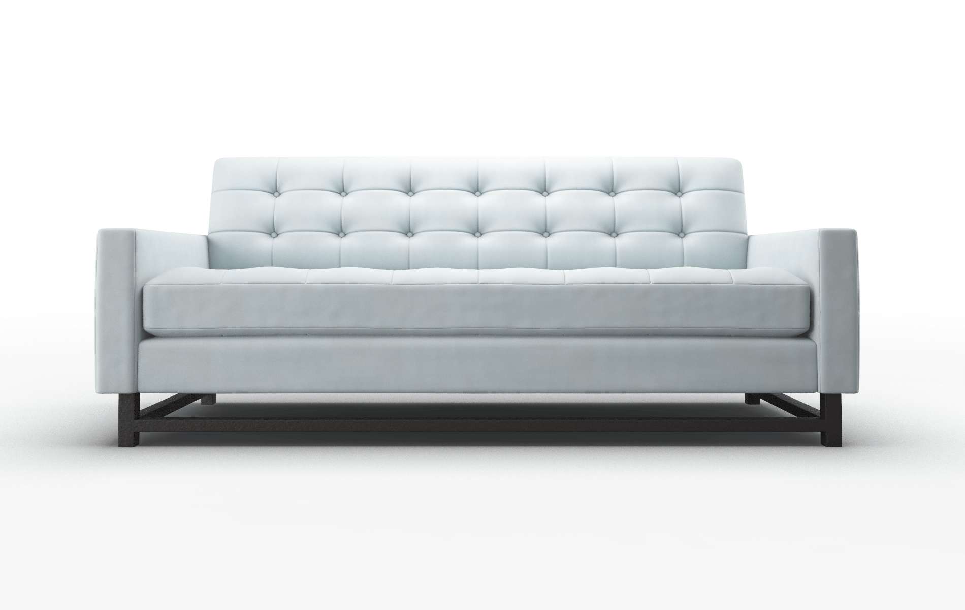 Madrid Hathaway Aqua Sofa espresso legs 1