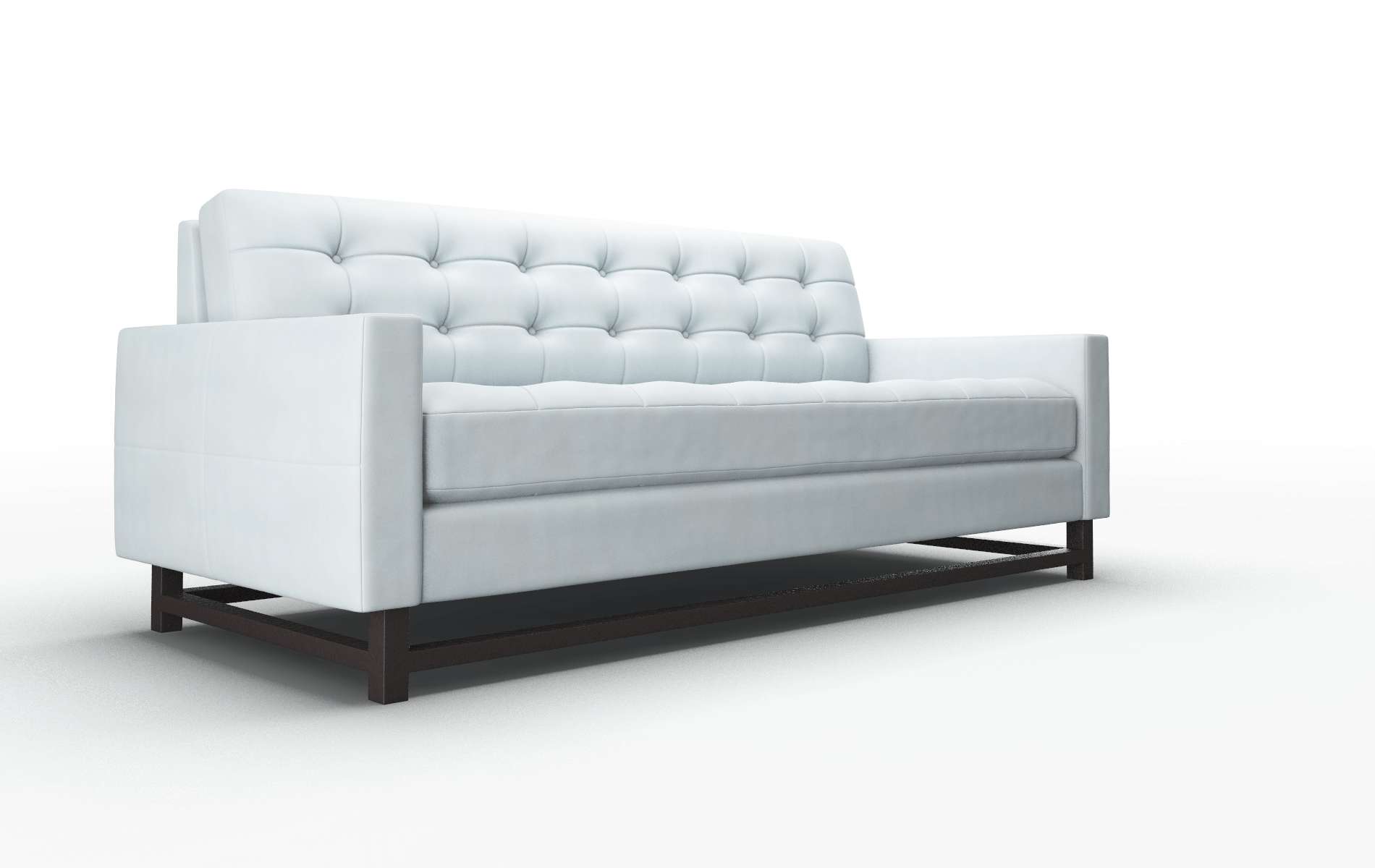 Madrid Hathaway Aqua Sofa espresso legs 2