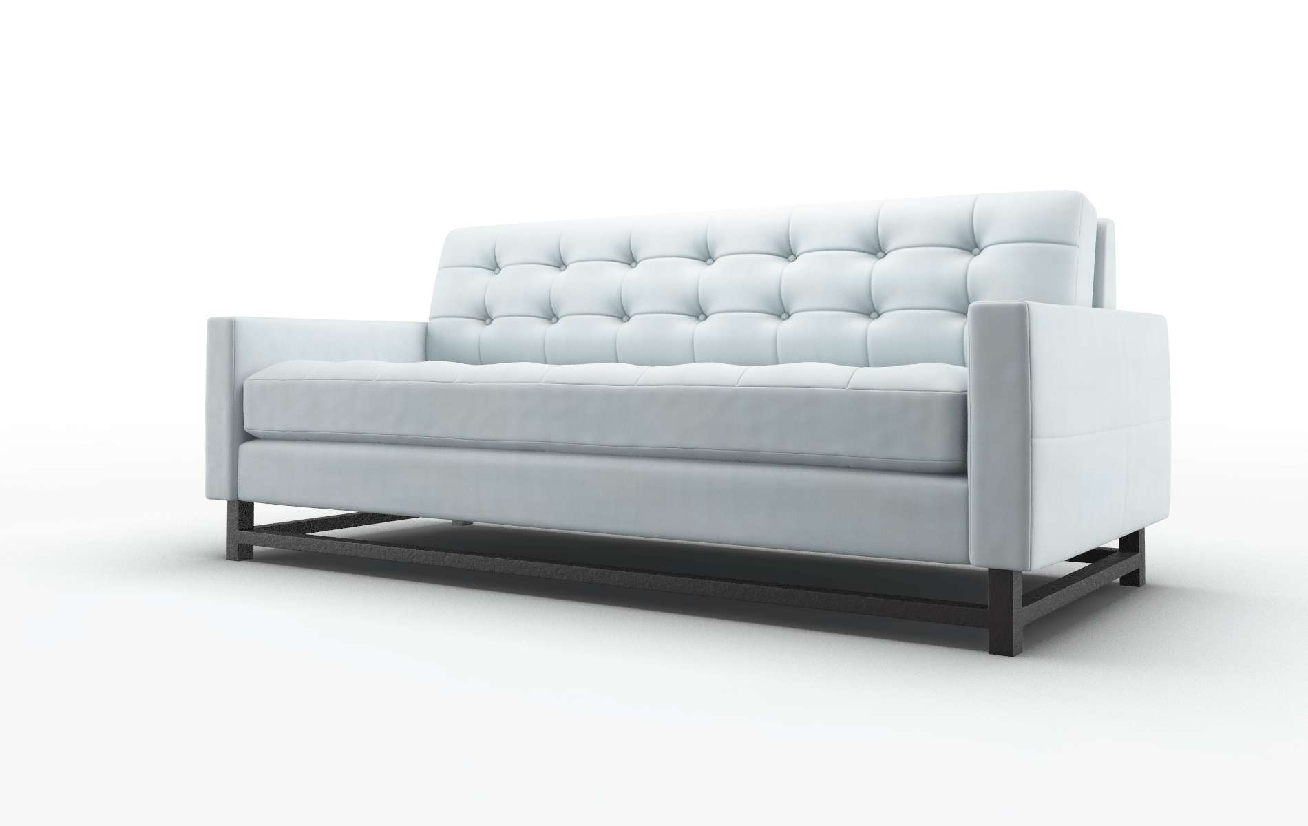 Madrid Hathaway Aqua Sofa espresso legs 4