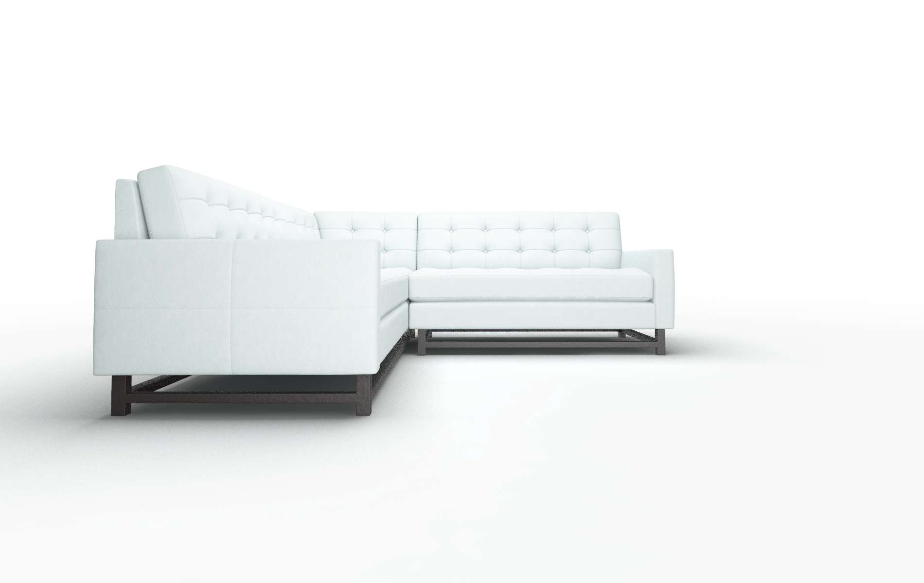 Madrid Hepburn Peridot Sectional espresso legs 2