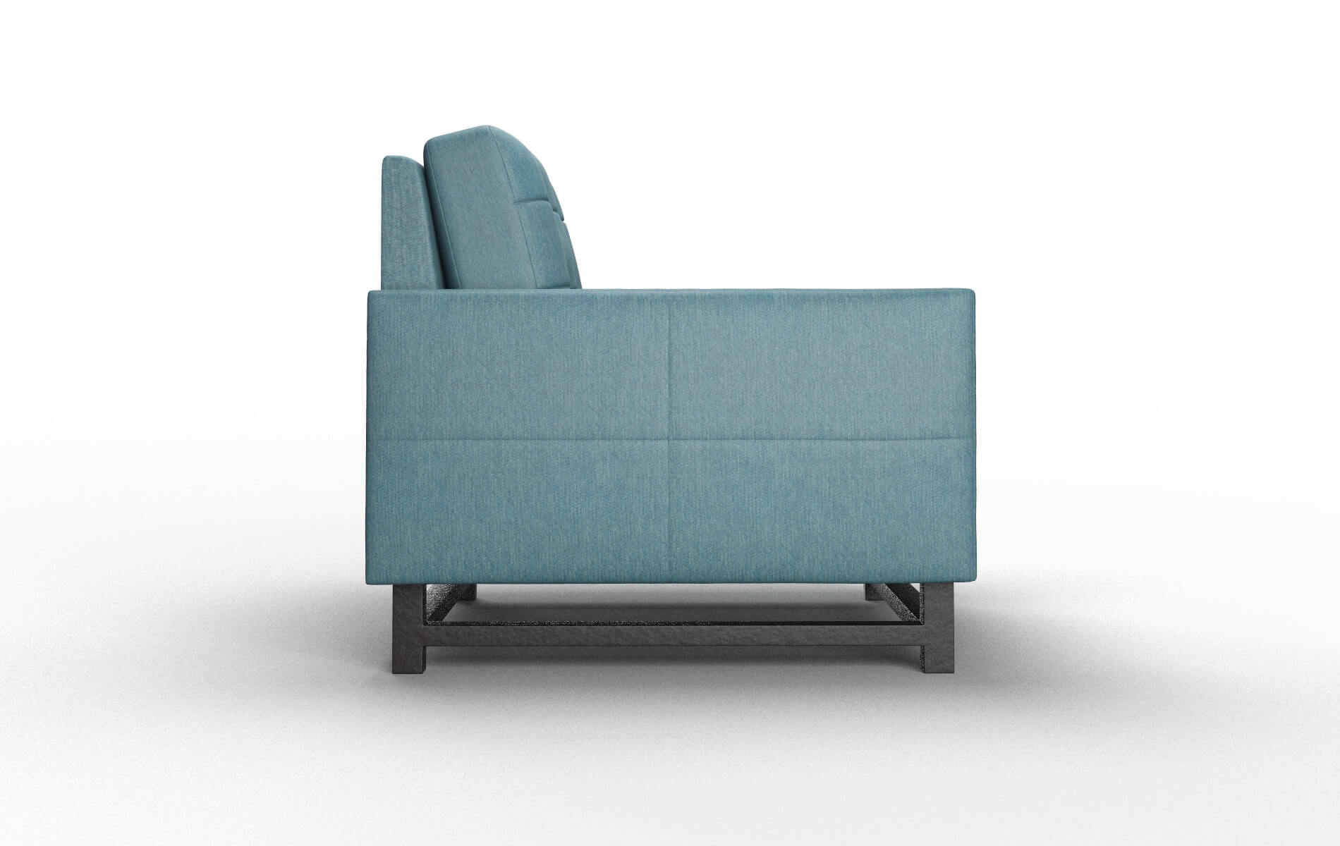 Madrid Hepburn Teal Chair espresso legs 3