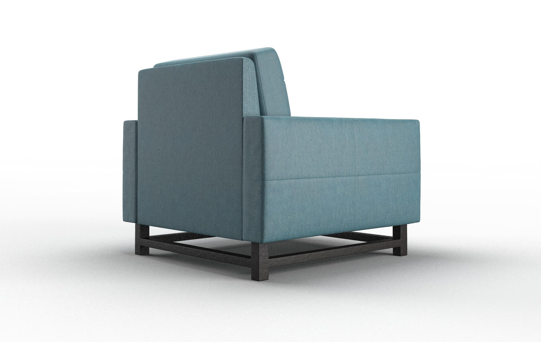 Madrid Hepburn Teal Chair espresso legs 5