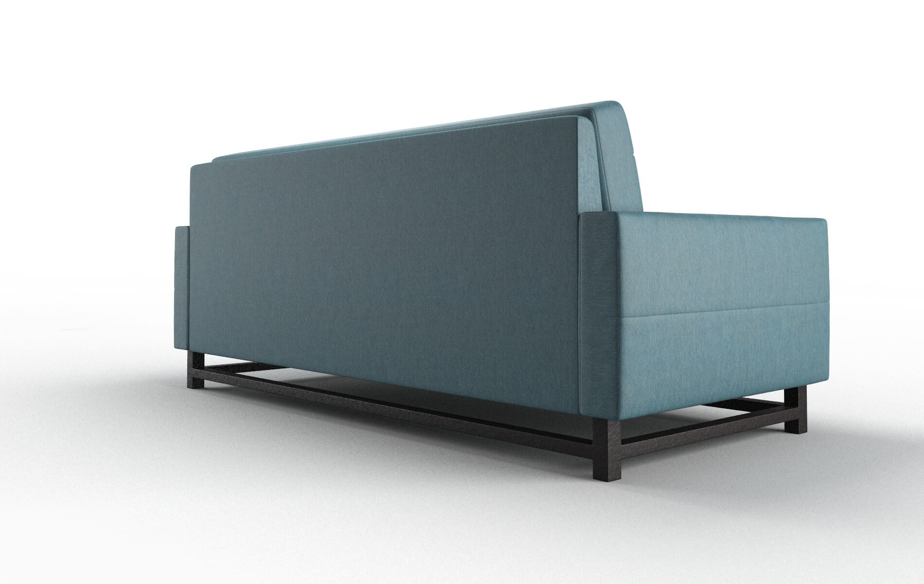 Madrid Hepburn Teal Sofa espresso legs 5