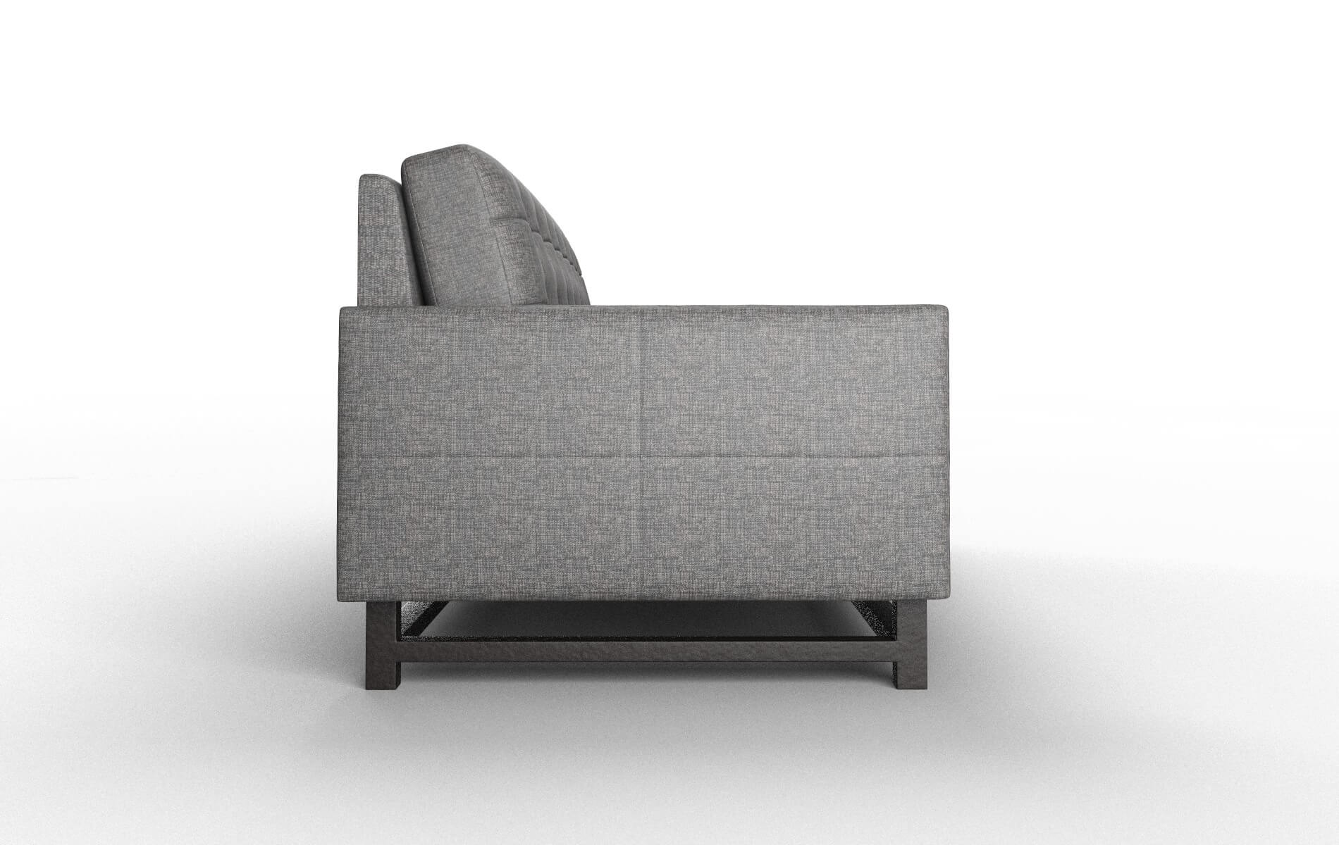 Madrid Insight Charcoal Sofa espresso legs 3