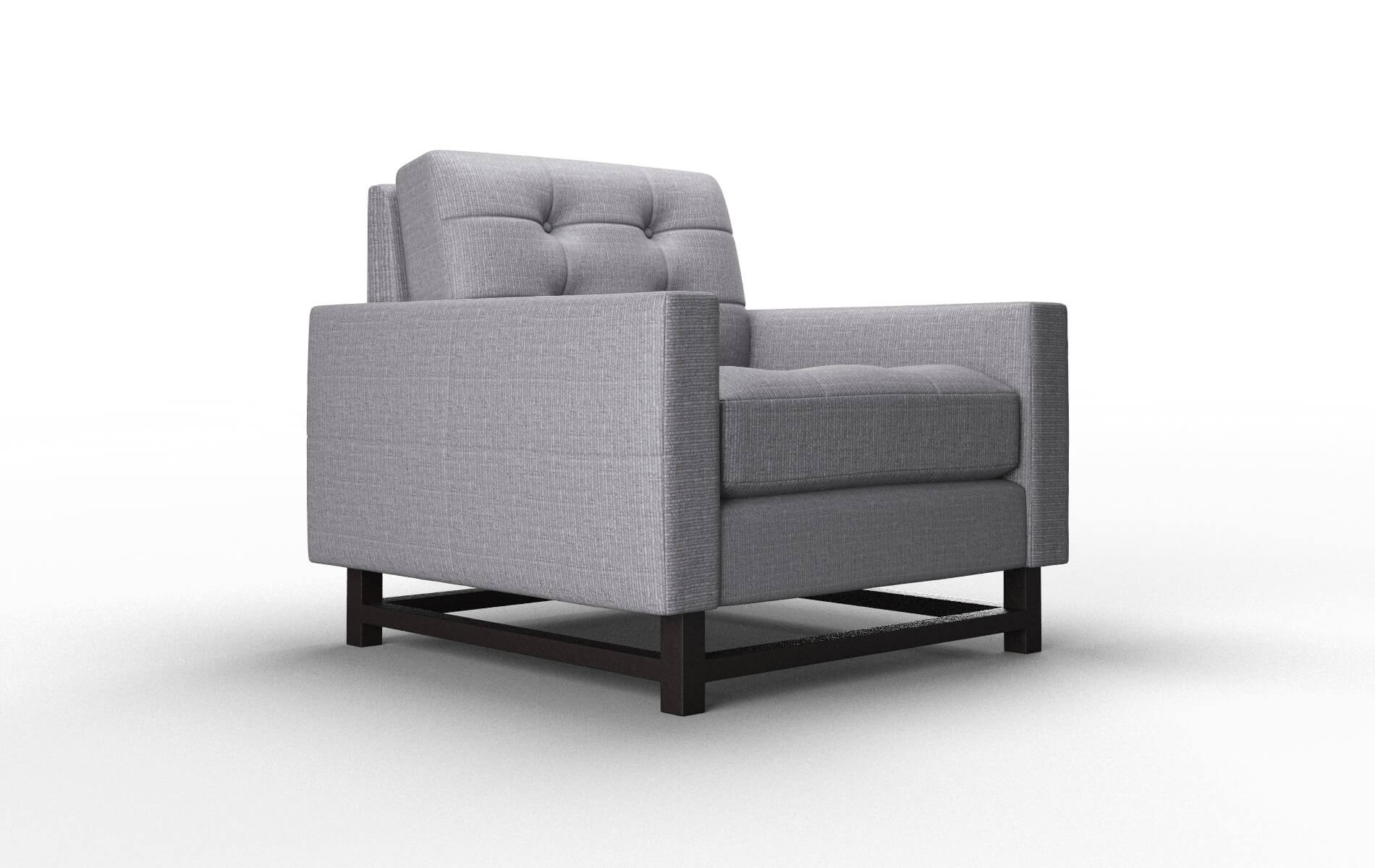 Madrid Insight Denim Chair espresso legs 2