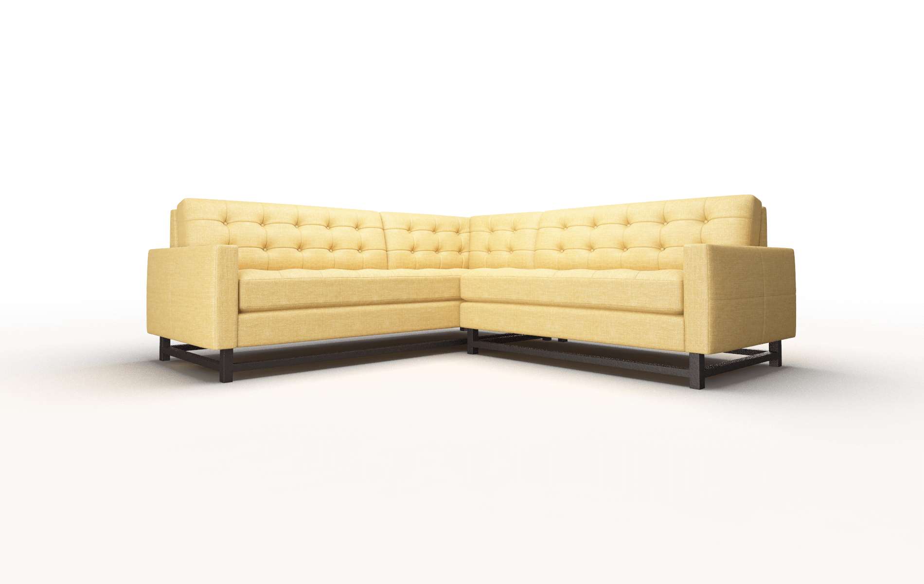 Madrid Jade 400 Sectional espresso legs 1