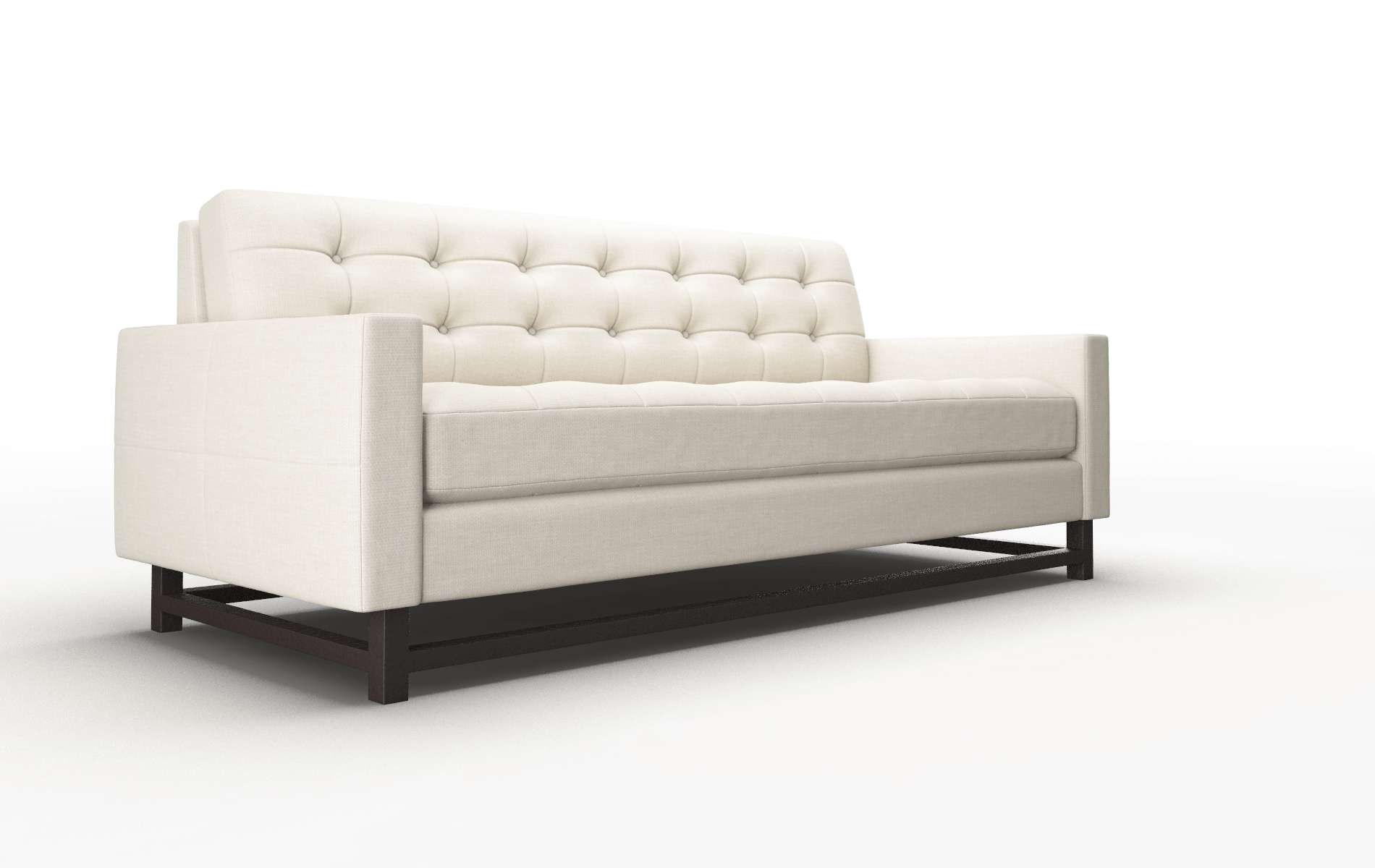 Madrid Keylargo Almond Sofa espresso legs 2