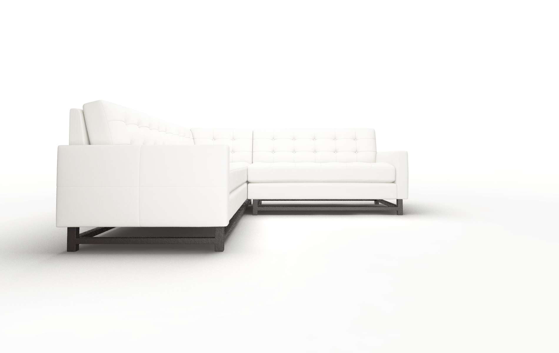 Madrid Keylargo Oatmeal Sectional espresso legs 2