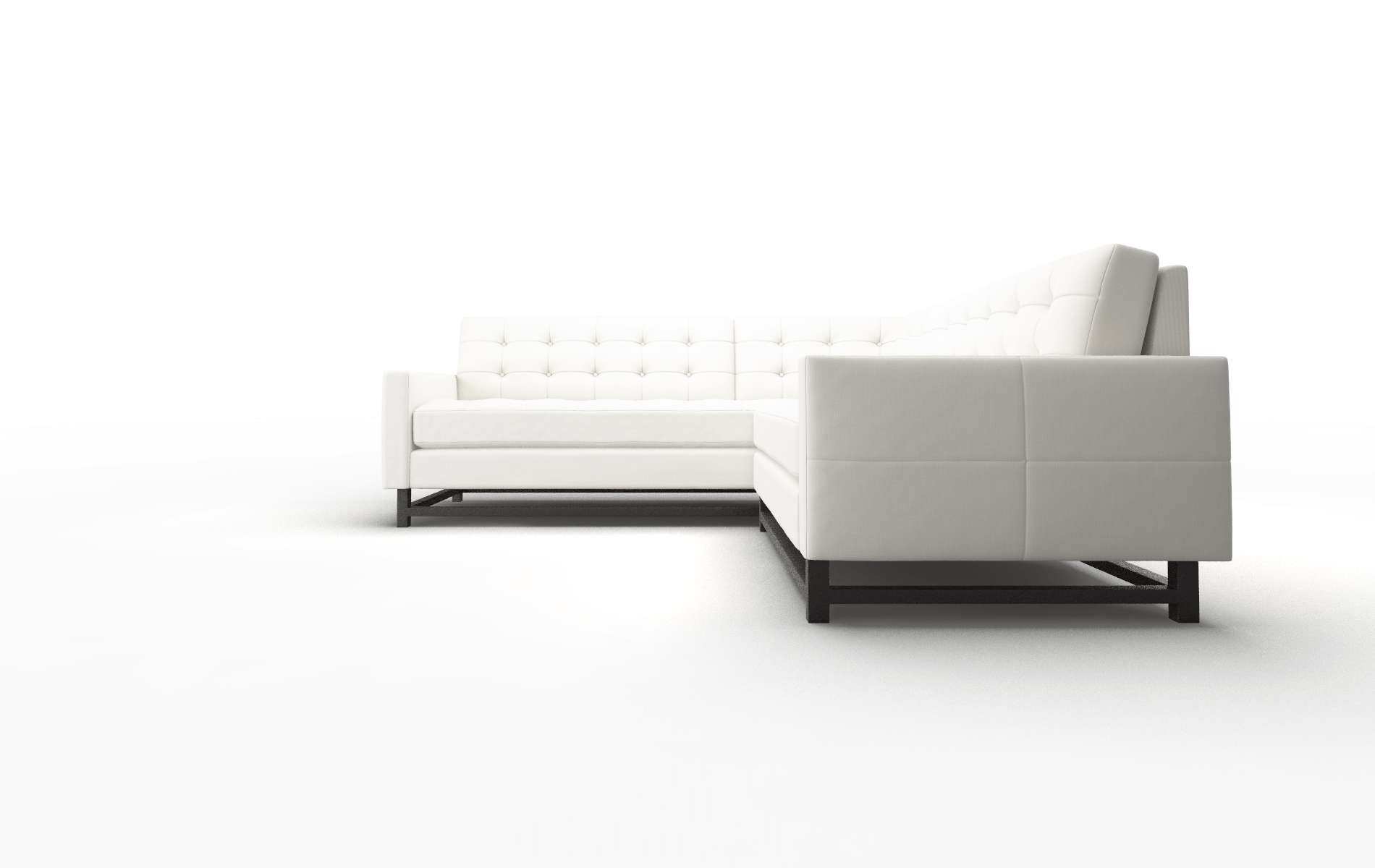 Madrid Keylargo Oatmeal Sectional espresso legs 5