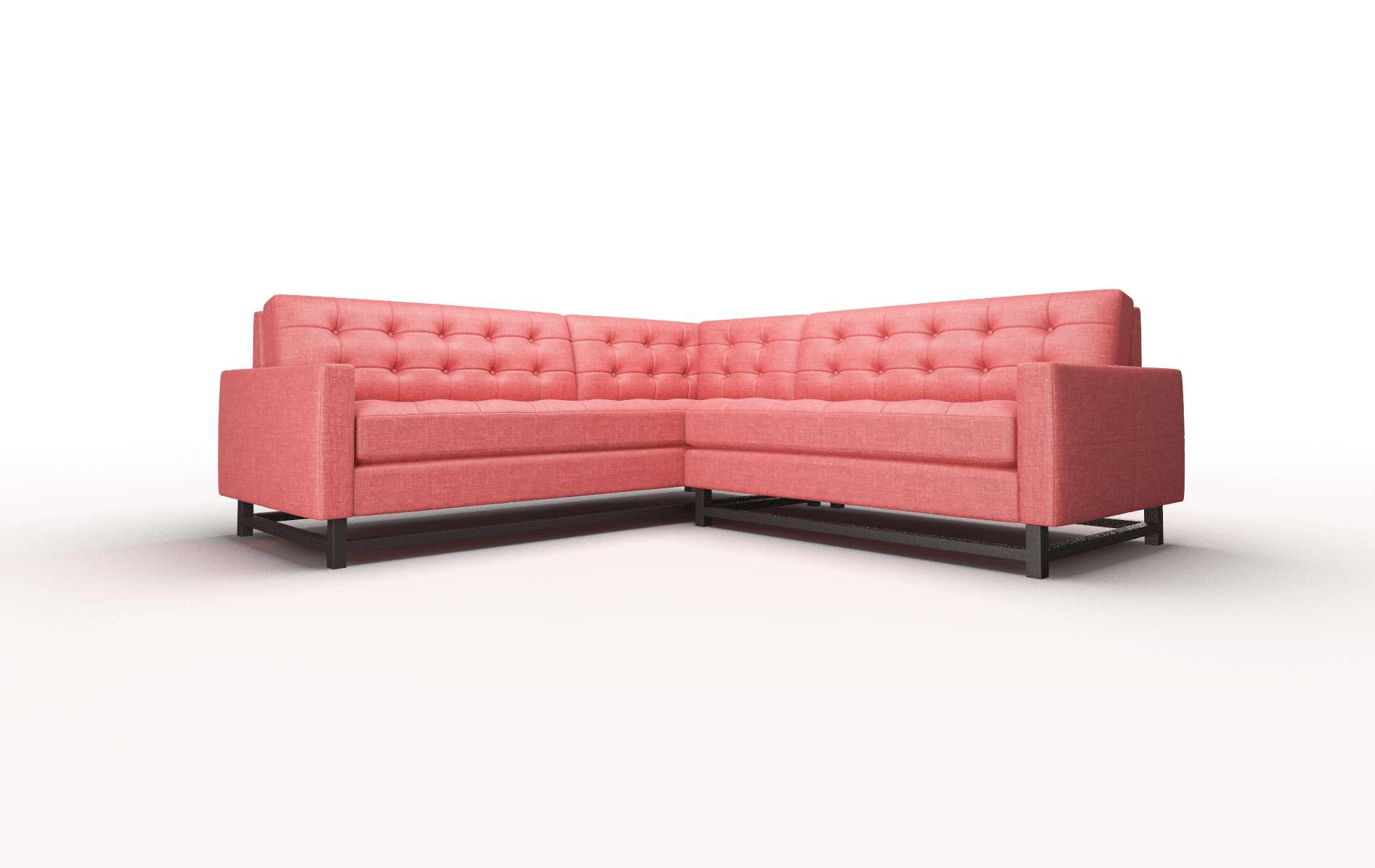 Madrid Keylargo ruby Sectional Espresso Legs  1