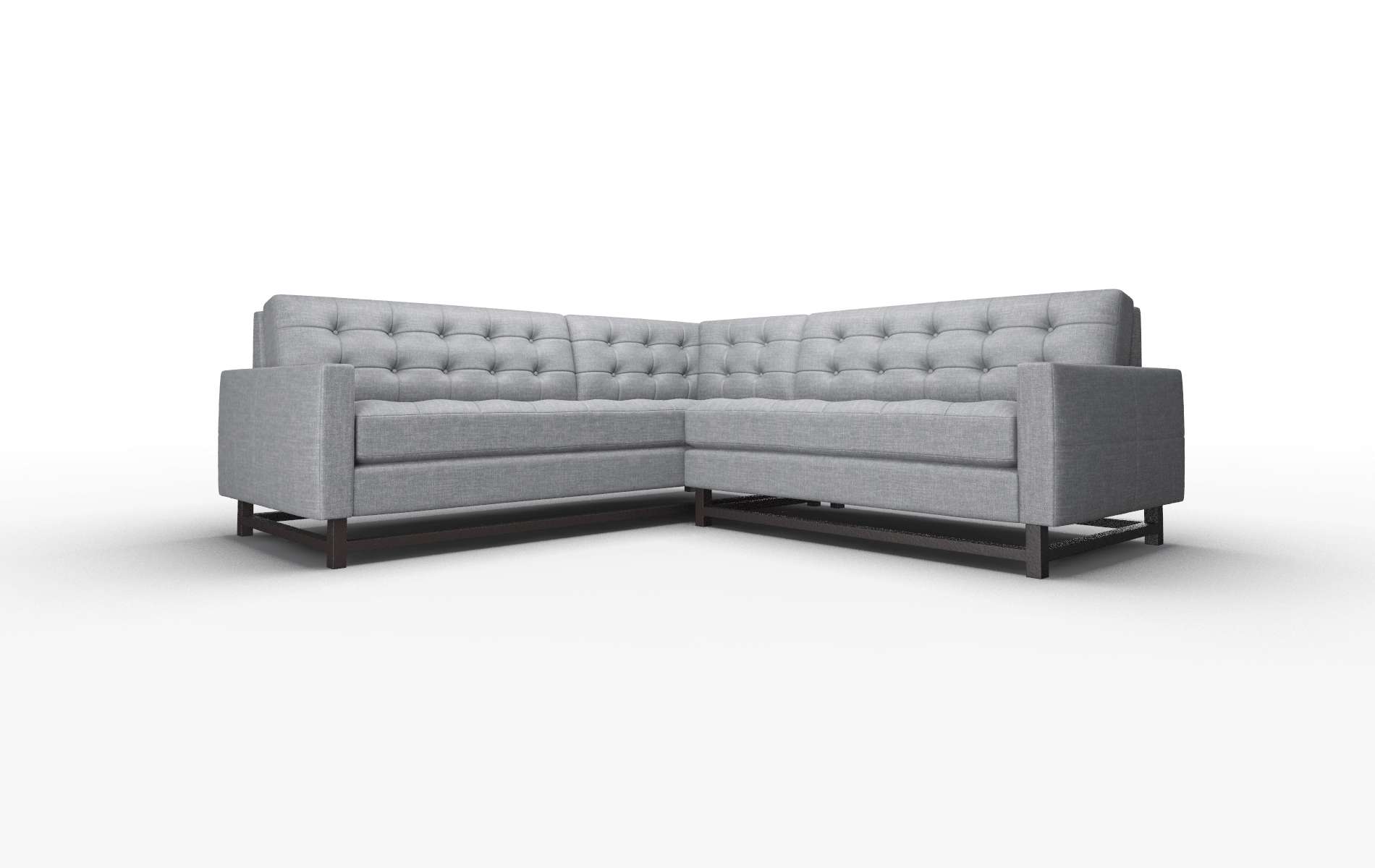 Madrid Lana Onyx Sectional espresso legs 1