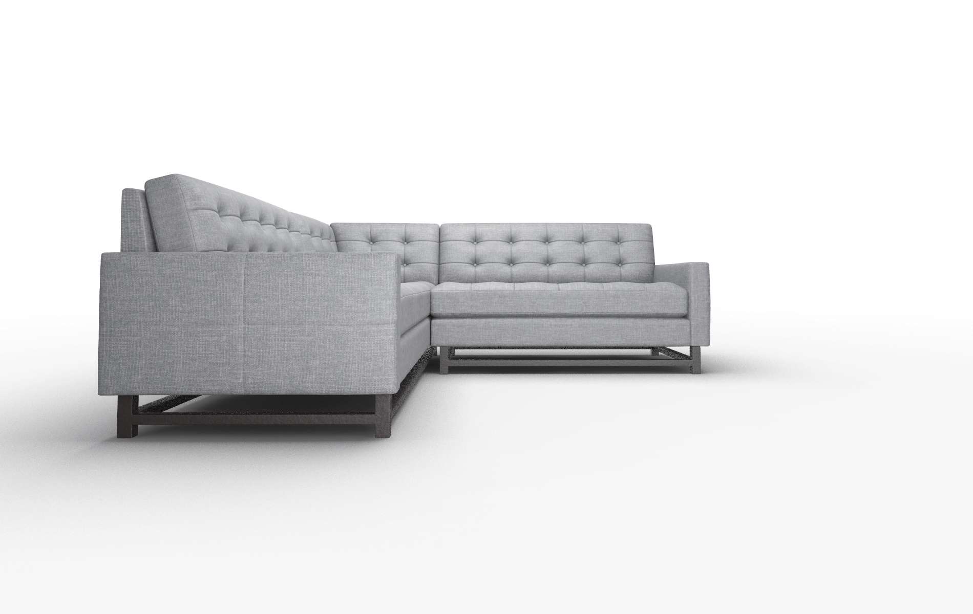 Madrid Lana Onyx Sectional espresso legs 2