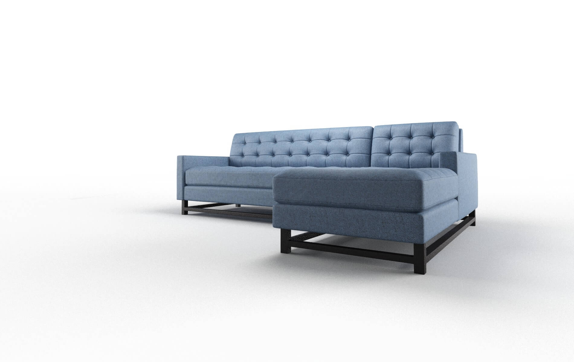 Madrid Leslie Indigo Panel espresso legs 4