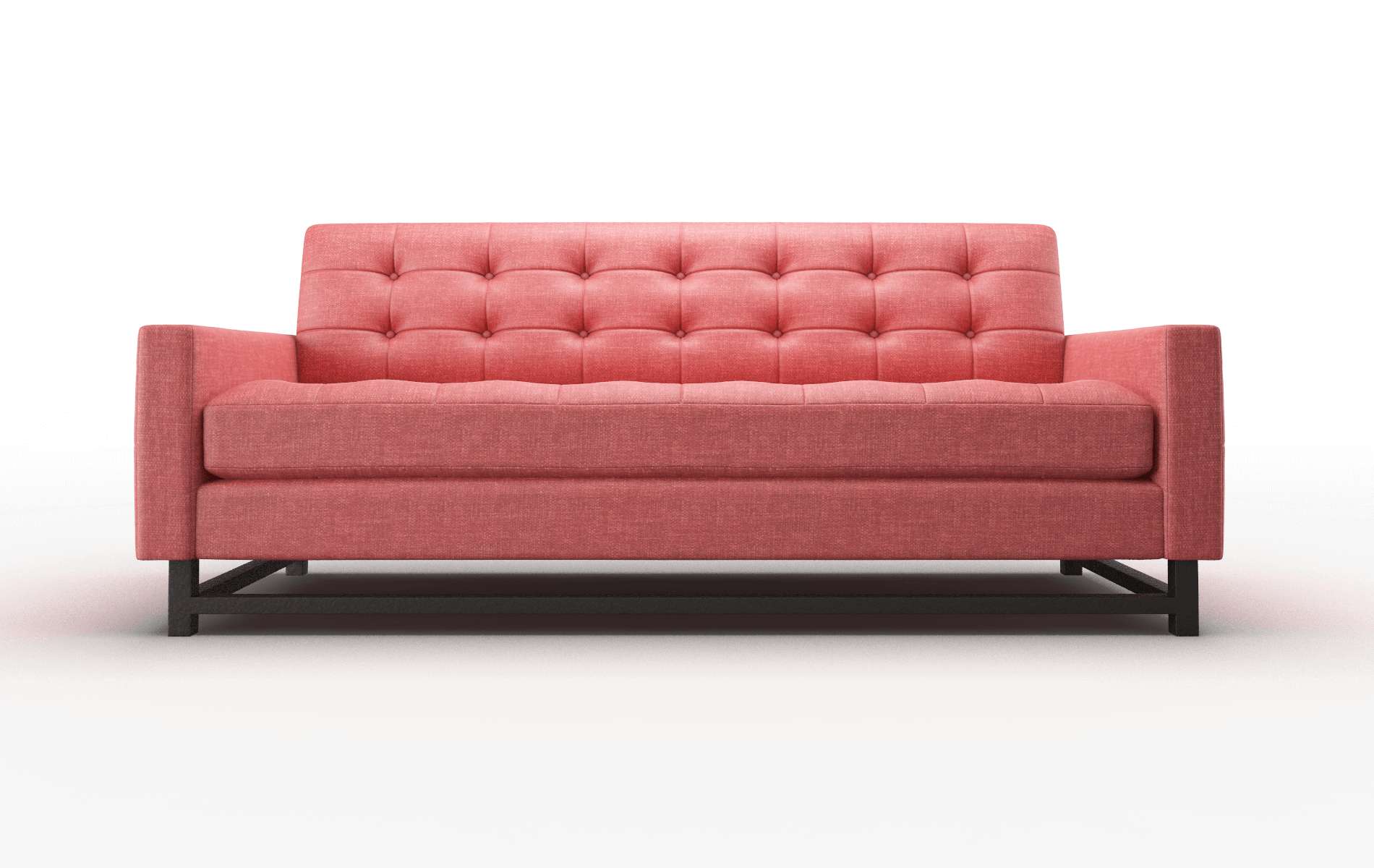 Madrid Leslie Poppy Sofa espresso legs 1