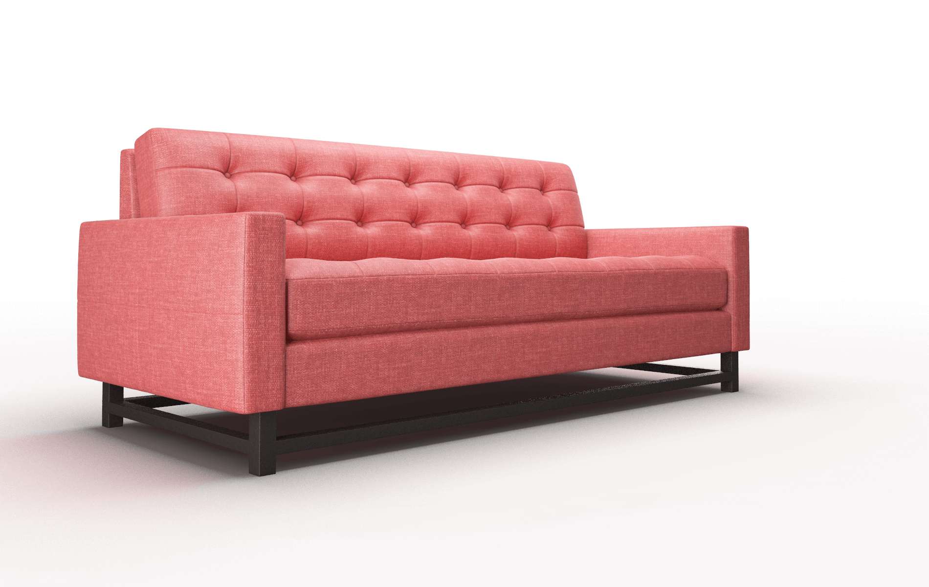 Madrid Leslie Poppy Sofa espresso legs 2